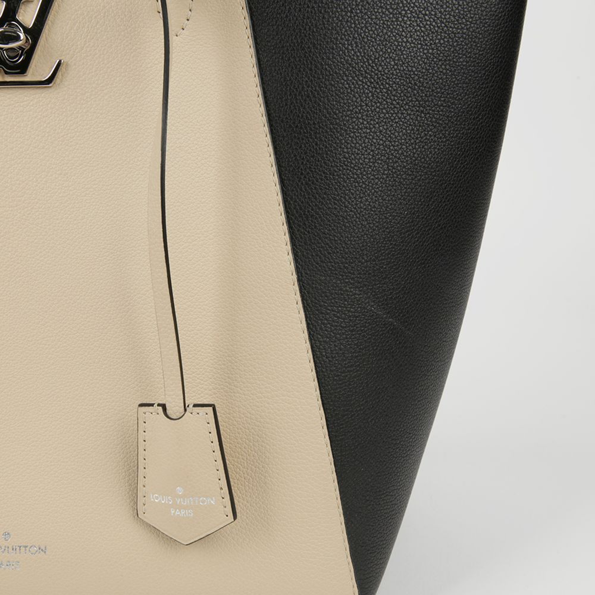 Louis Vuitton Multi-Color Leather Lockme Cabas Tote And Shoulder Bag 