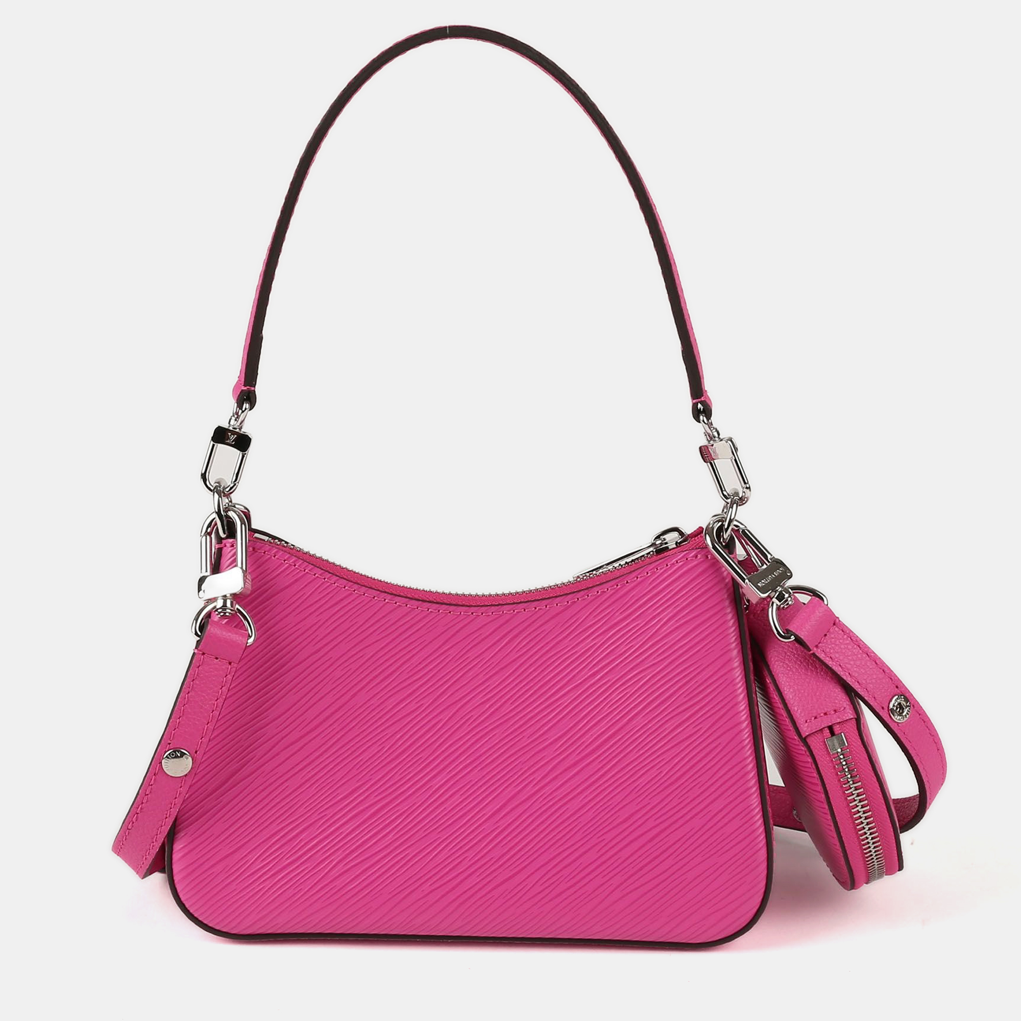 Louis Vuitton Rose Miami Pink Epi Leather Marellini Shoulder And Cross Bag 