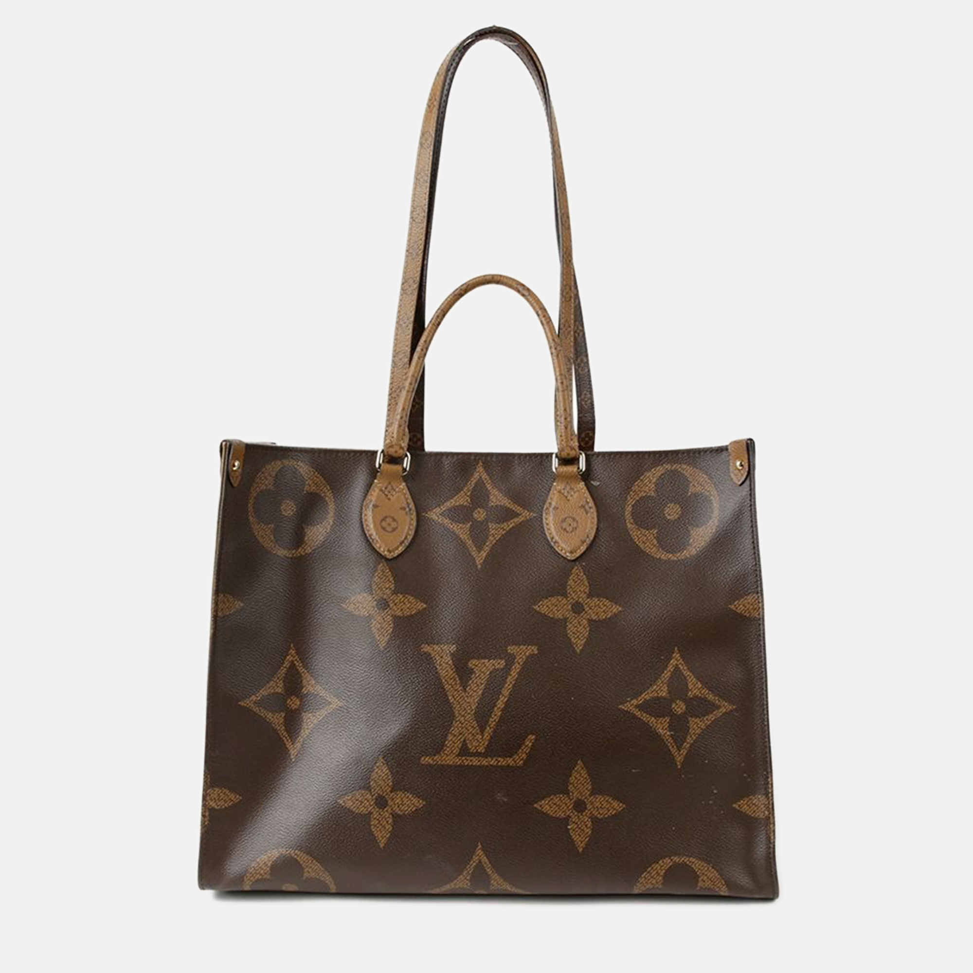 

Louis Vuitton Monogram Giant Reverse Canvas OnTheGo GM Tote Bag, Brown