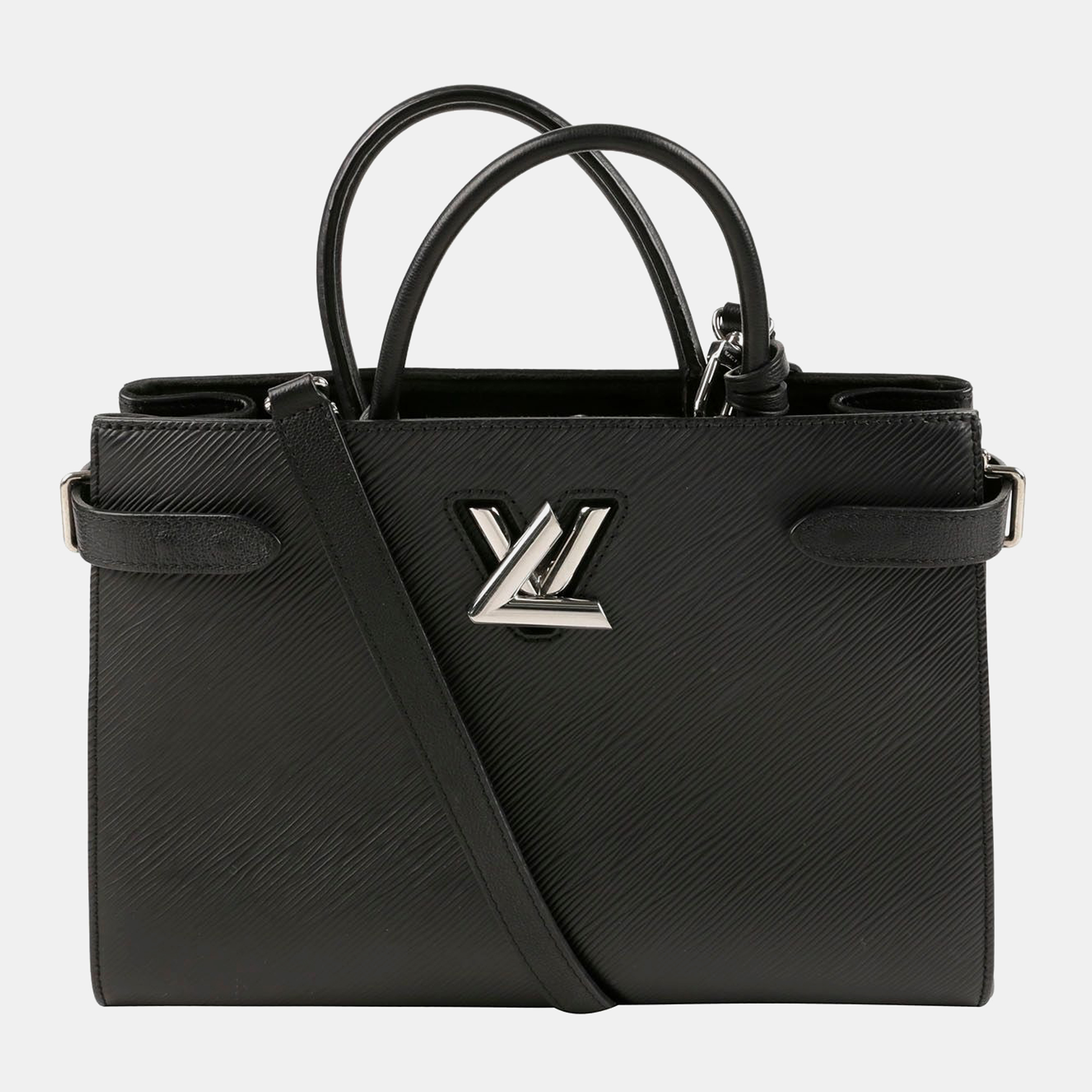 

Louis Vuitton Epi Twist Tote And Shoulder Bag, Black