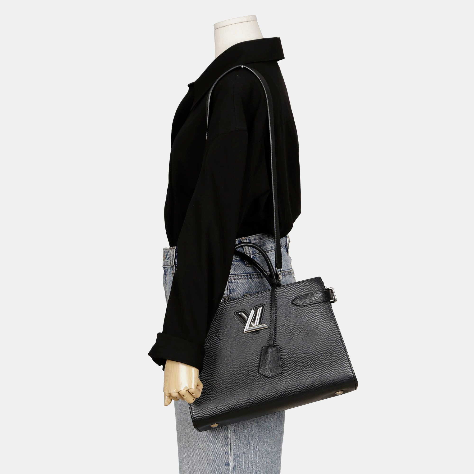Louis Vuitton Epi Twist Tote And Shoulder Bag 