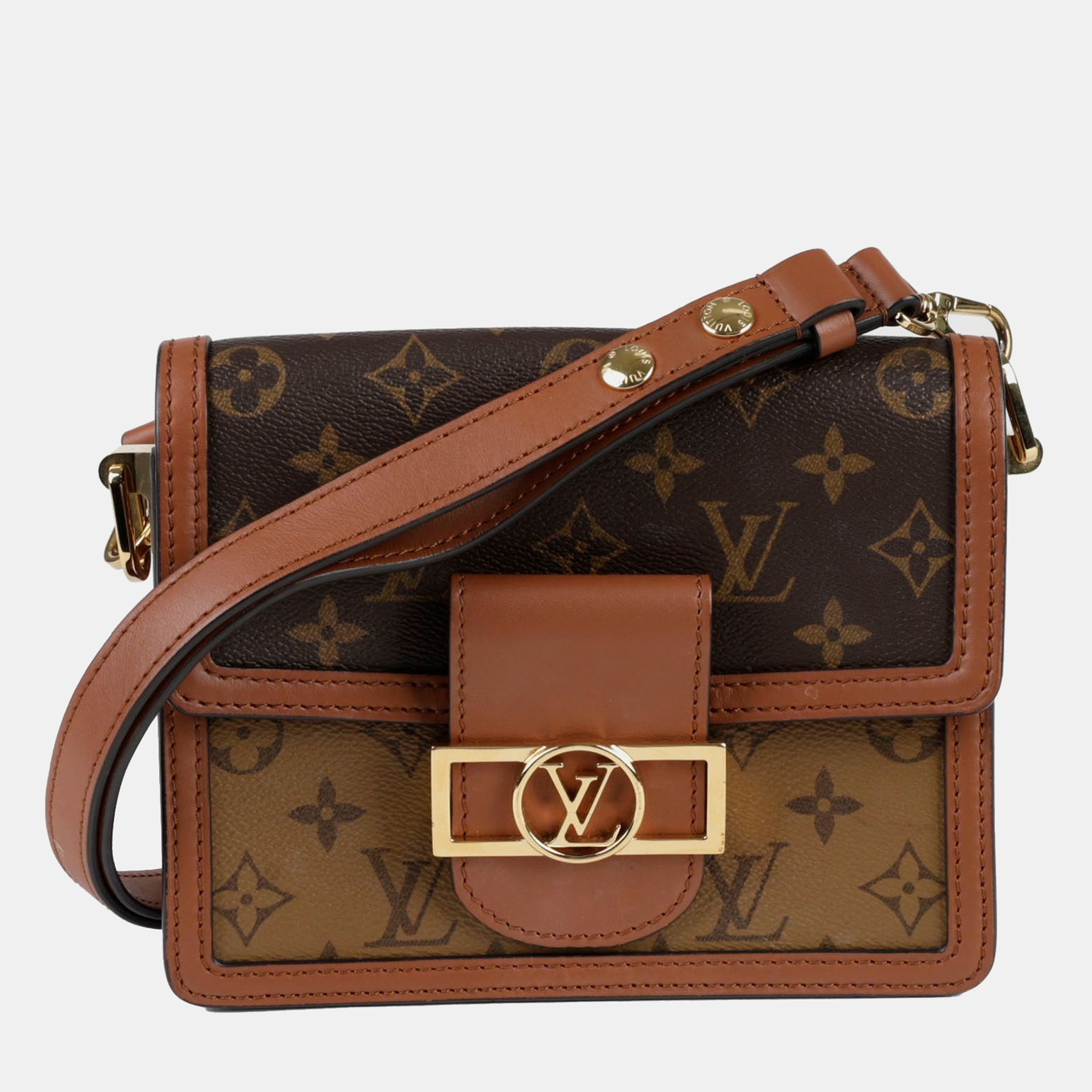 

Louis Vuitton Dauphine Mini Shoulder Bag, Brown