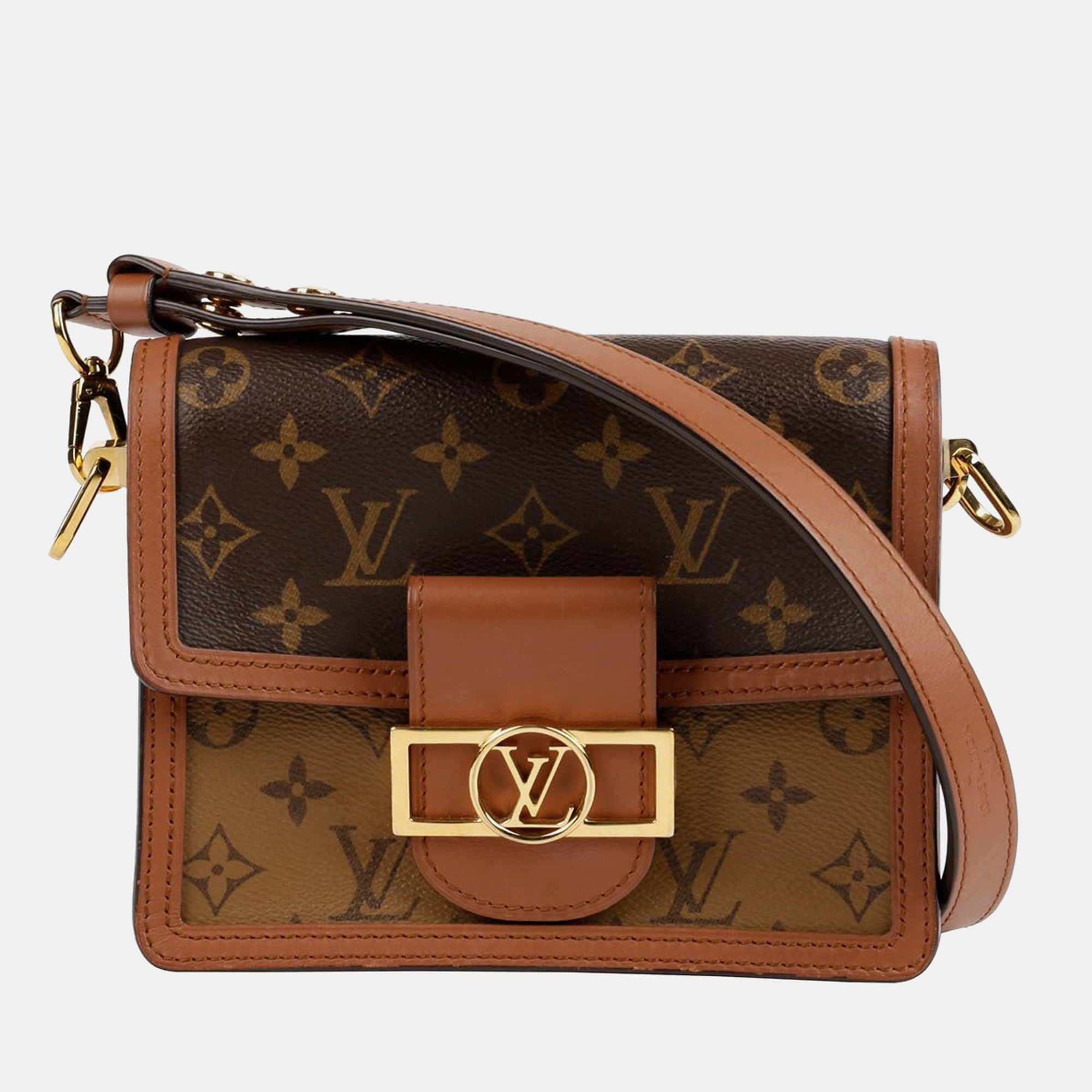 

Louis Vuitton Dauphine Mini Shoulder Bag, Brown