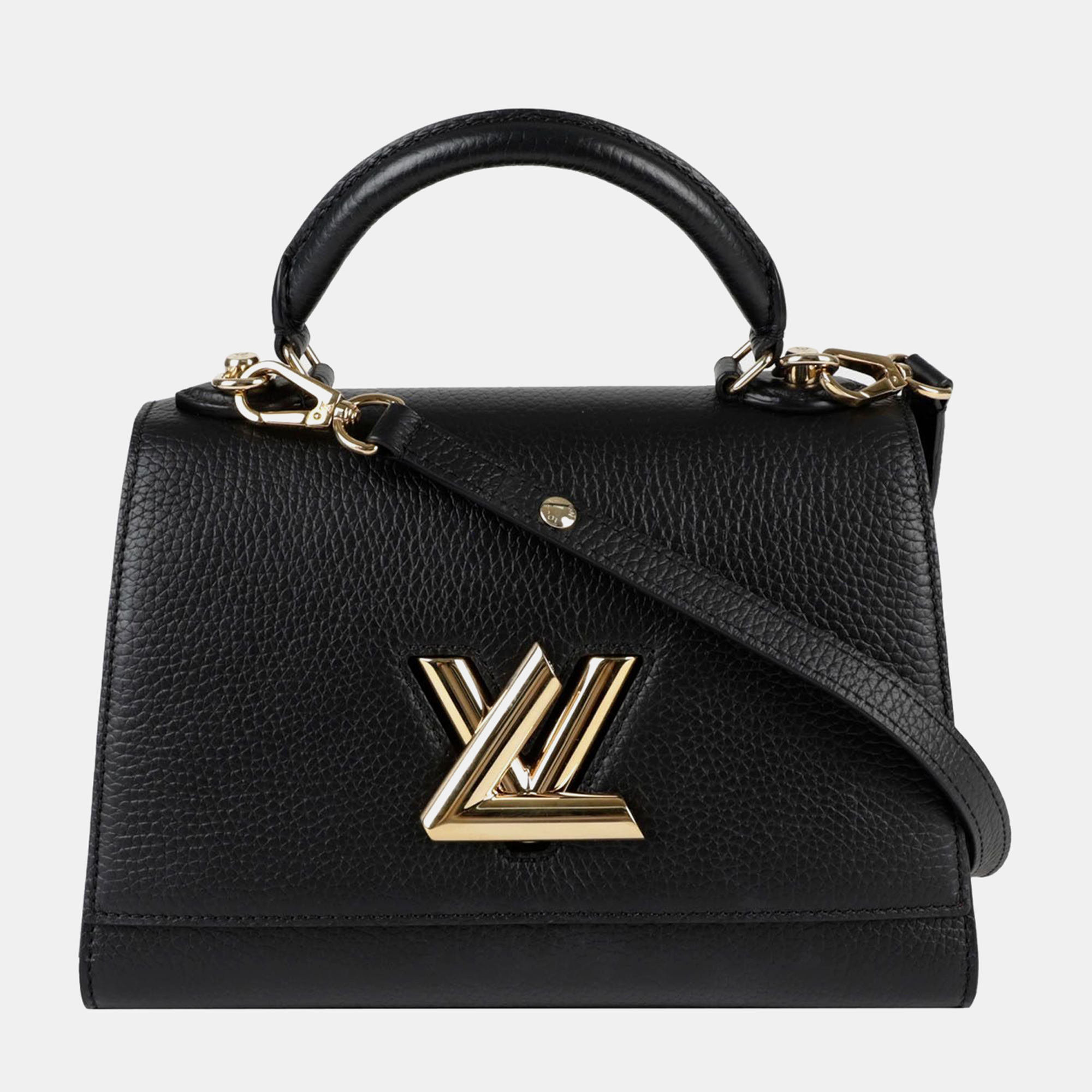 

Louis Vuitton Twist One Handle PM Shoulder Bag, Black