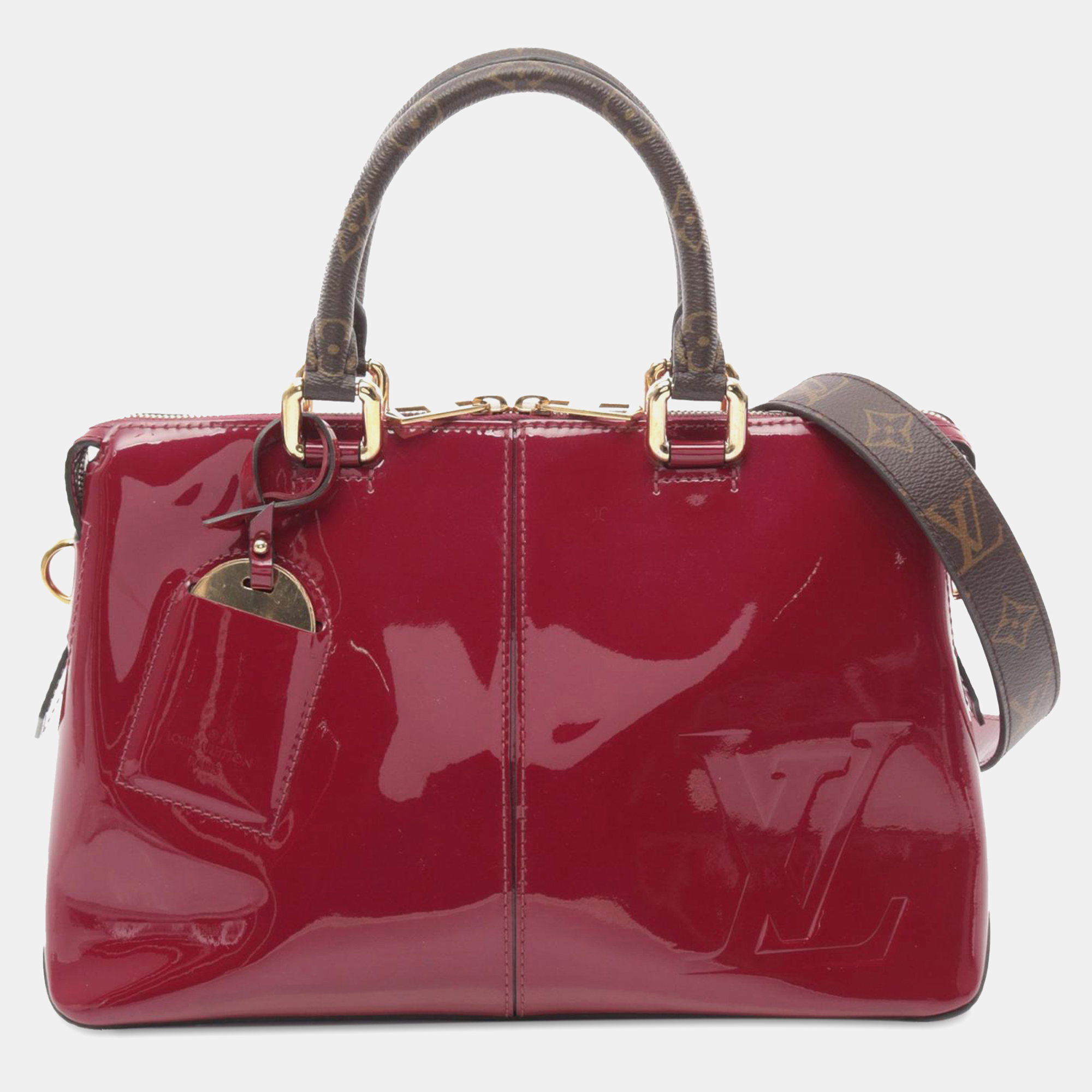 

Louis Vuitton Red Vernis Miroir Tote