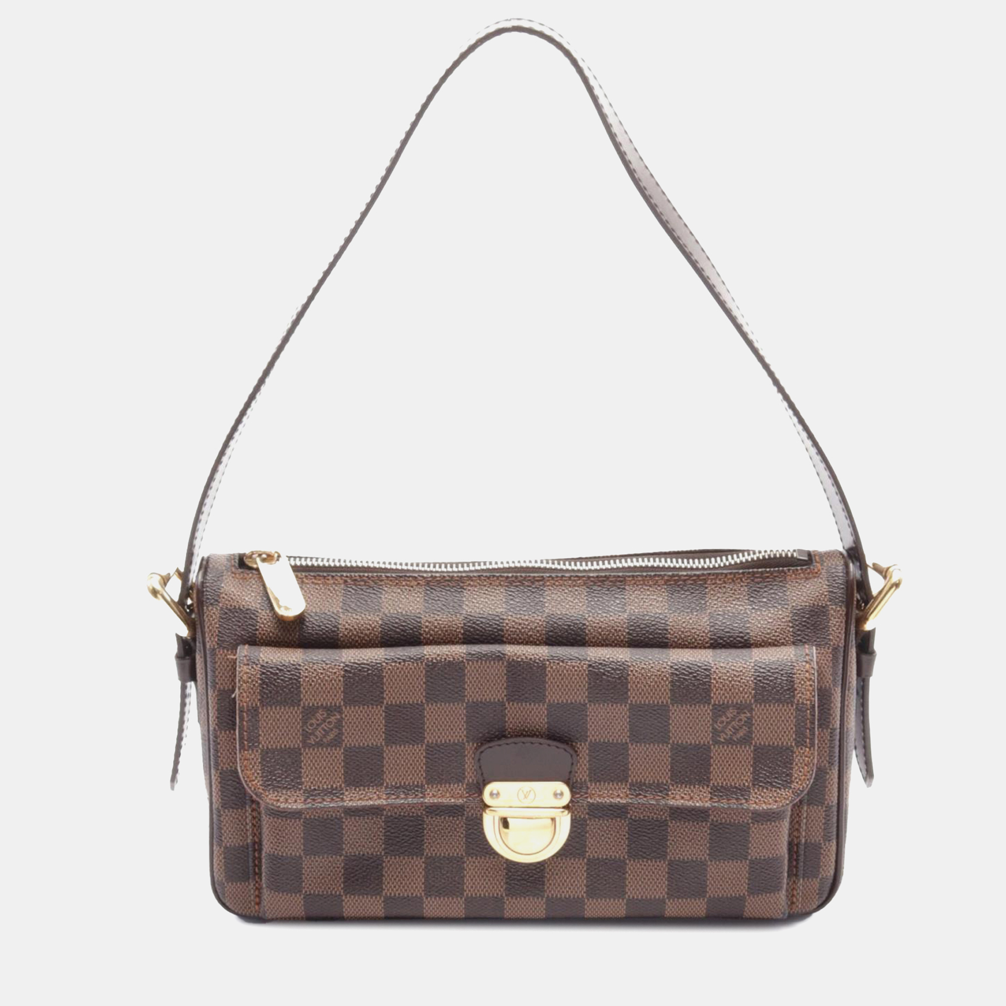 

Louis Vuitton Brown Damier Ebene Ravello GM Bag