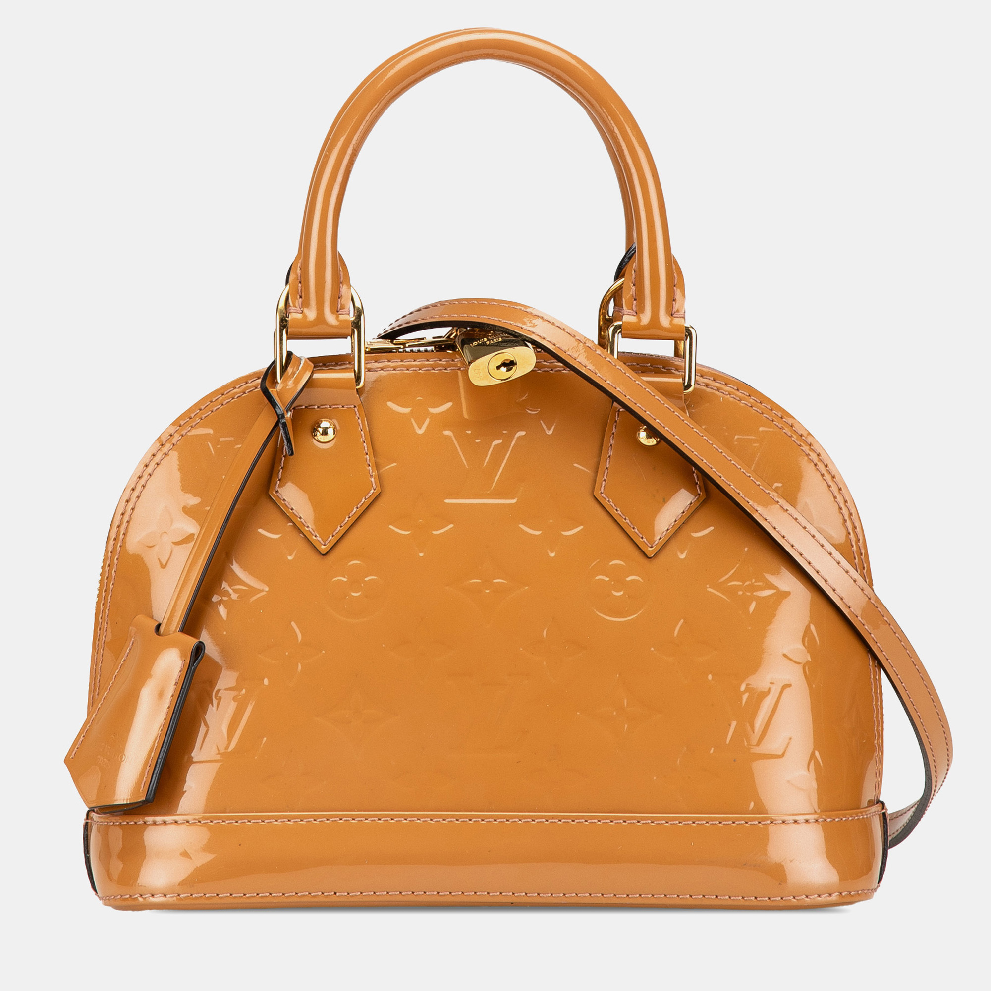 

Louis Vuitton Brown Monogram Vernis Alma BB Bag