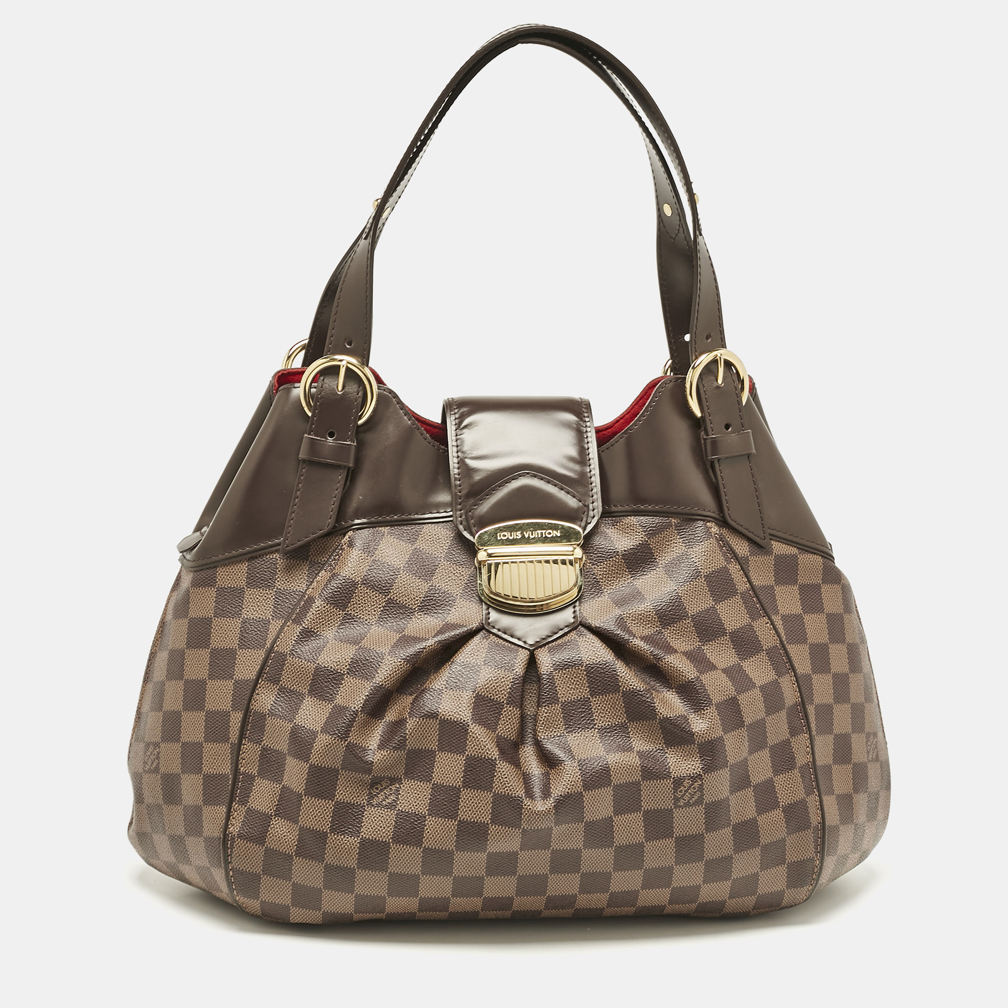 

Louis Vuitton Damier Ebene Canvas Sistina GM Bag, Brown