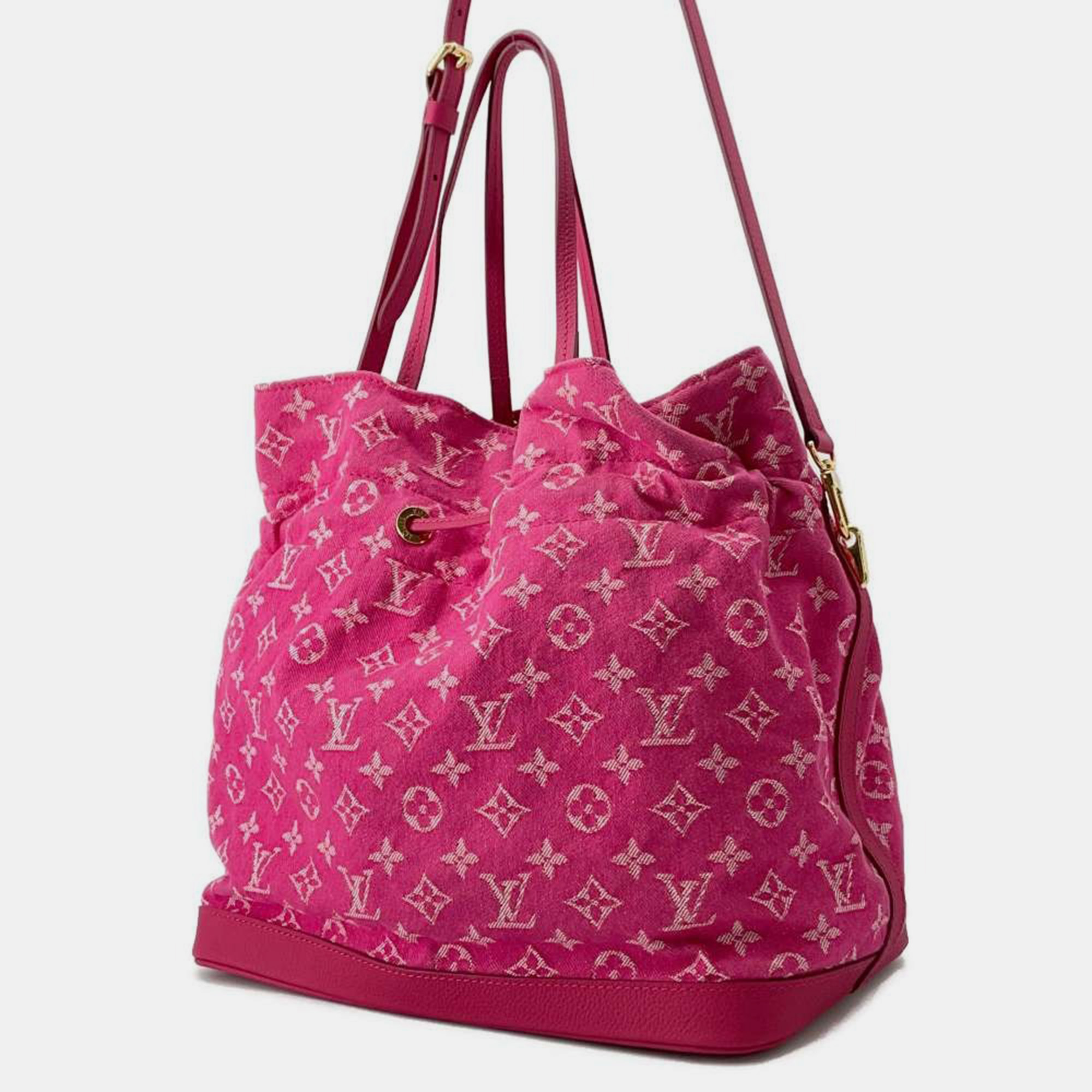 Louis Vuitton Indian Rose Monogram Denim Monogram Noefull MM Bag 