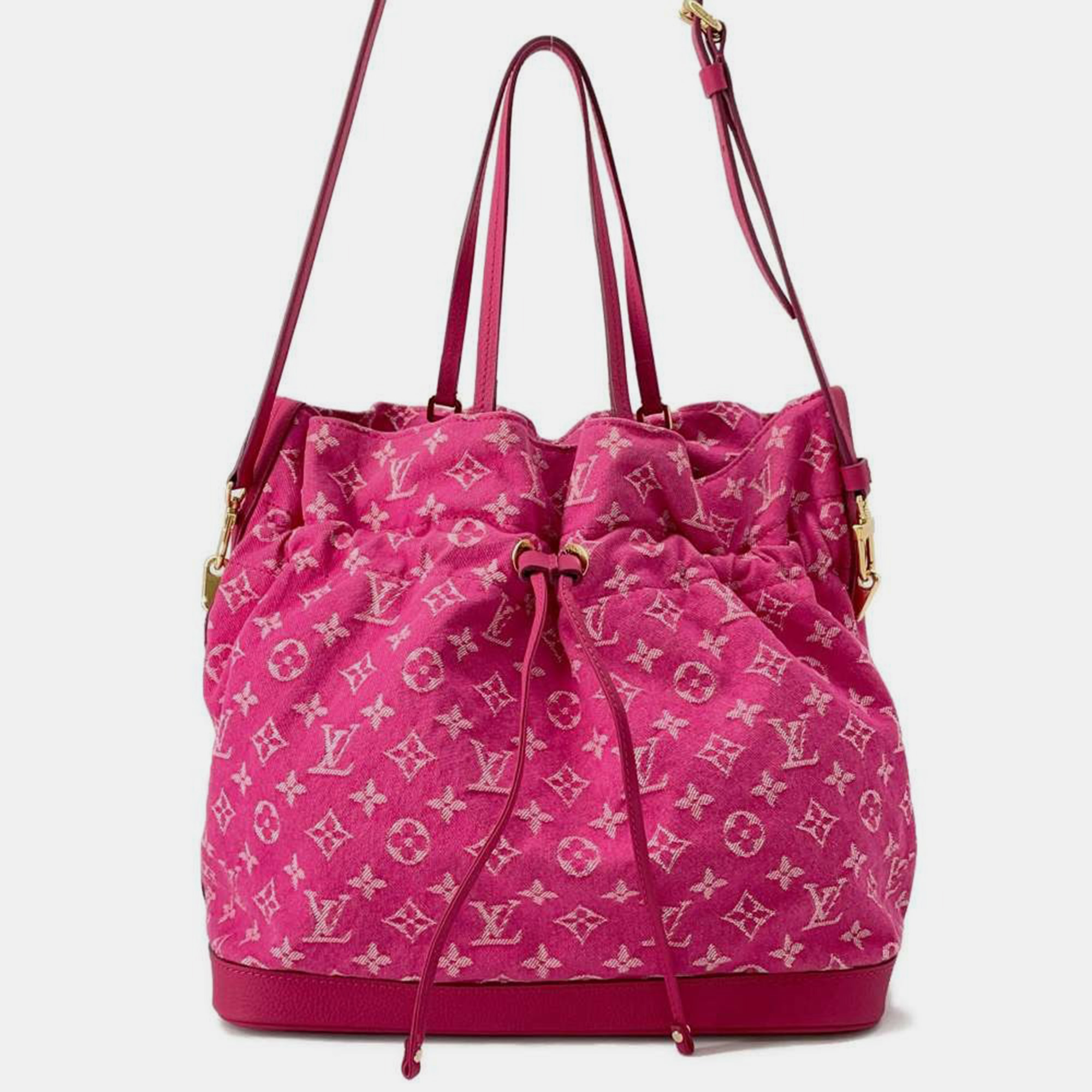 

Louis Vuitton Indian Rose Monogram Denim Monogram Noefull MM Bag, Pink