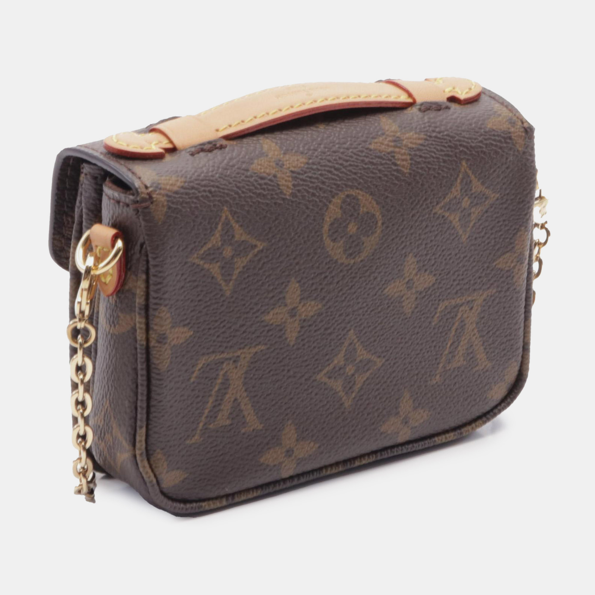 Louis Vuitton Brown Monogram Micro Metis 