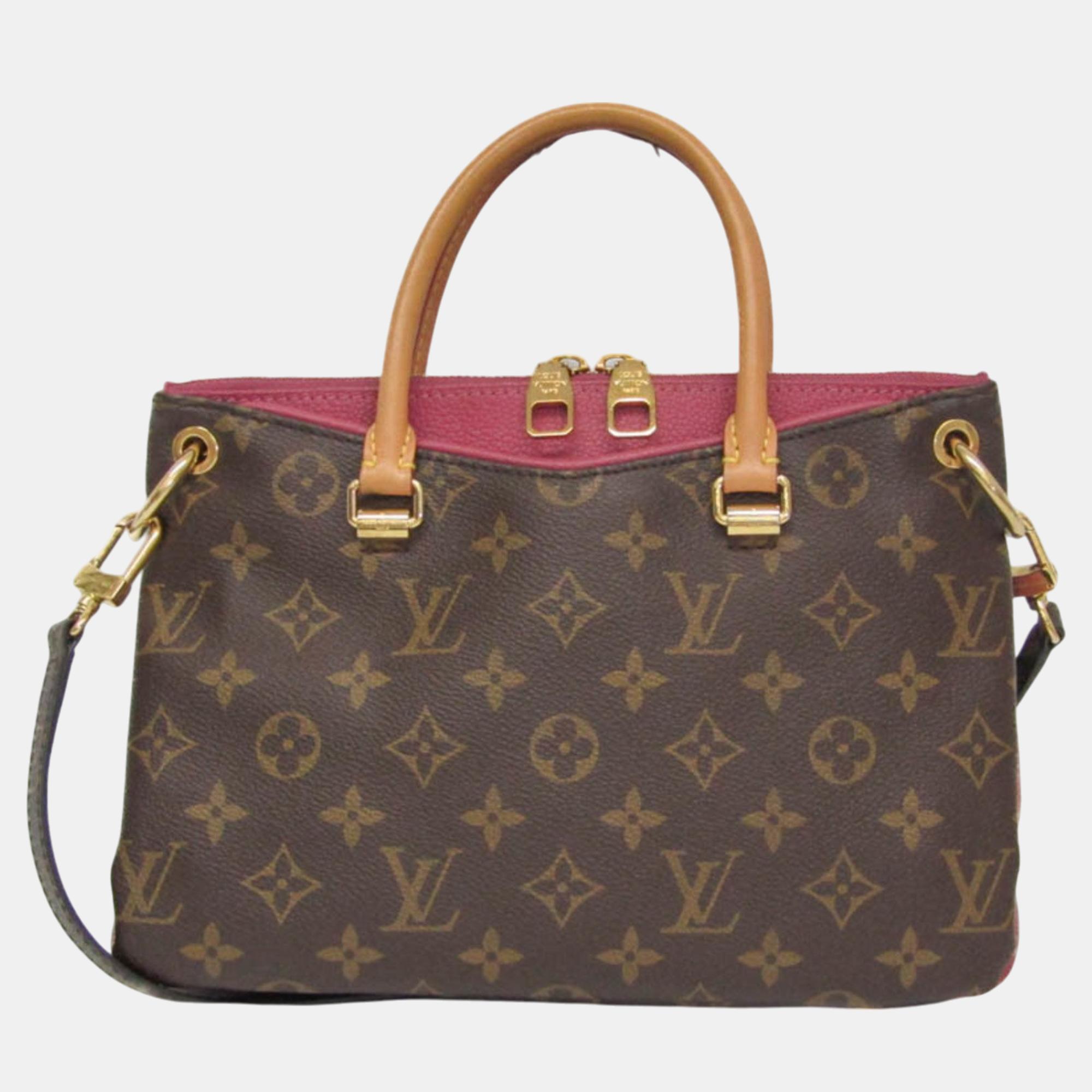 

Louis Vuitton Brown/Rose Pink Monogram Canvas Pallas BB Handbag