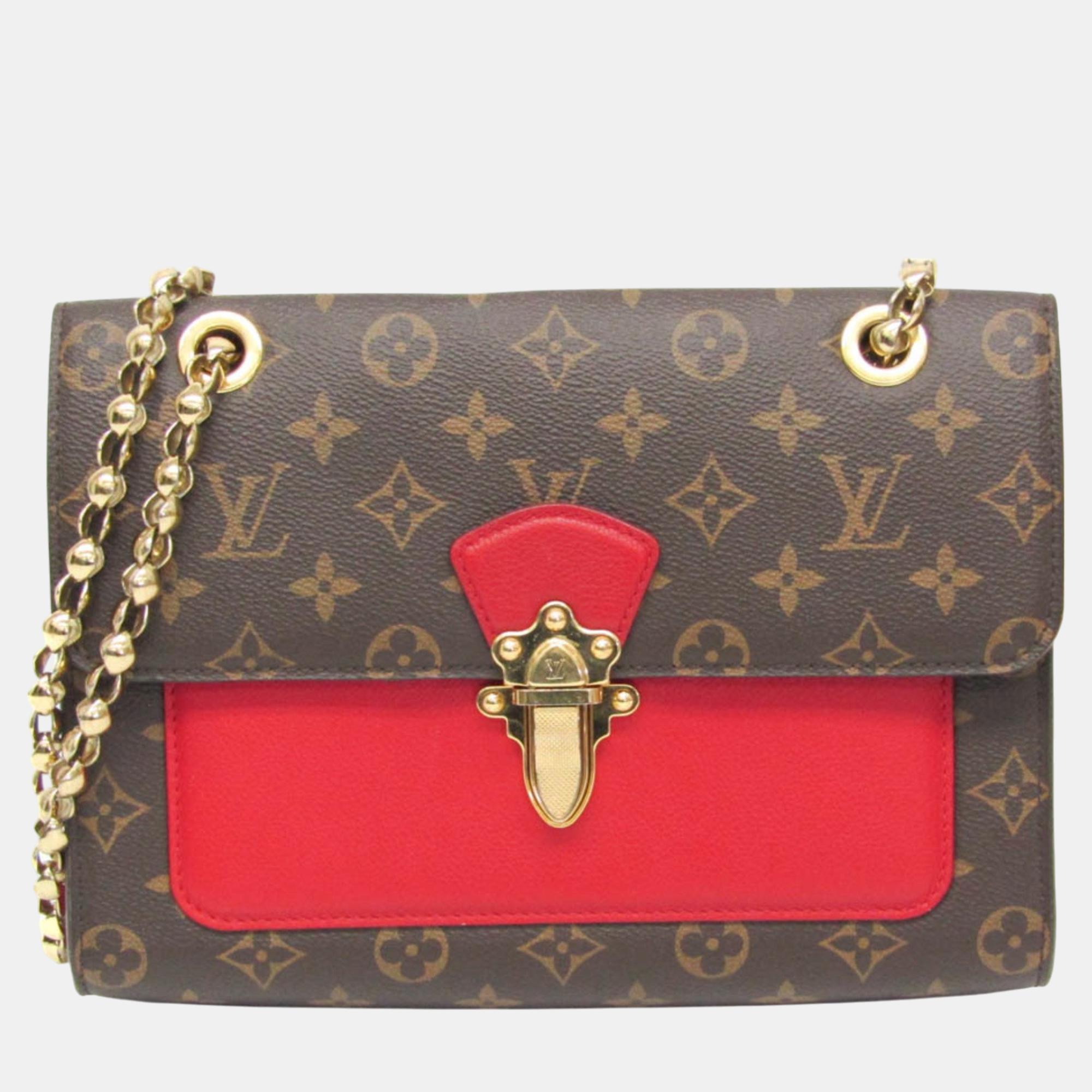 

Louis Vuitton Monogram Victor Shoulder Bag Cerise Monogram, Brown