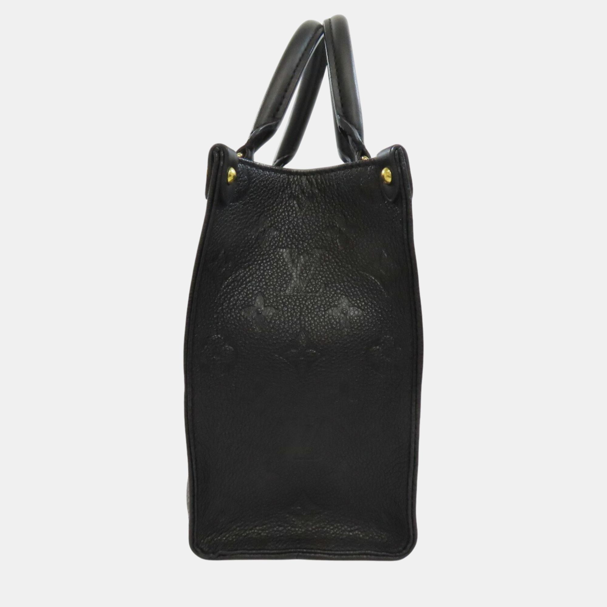 Louis Vuitton Black Empreinte Leather OnTheGo PM Tote Bag 