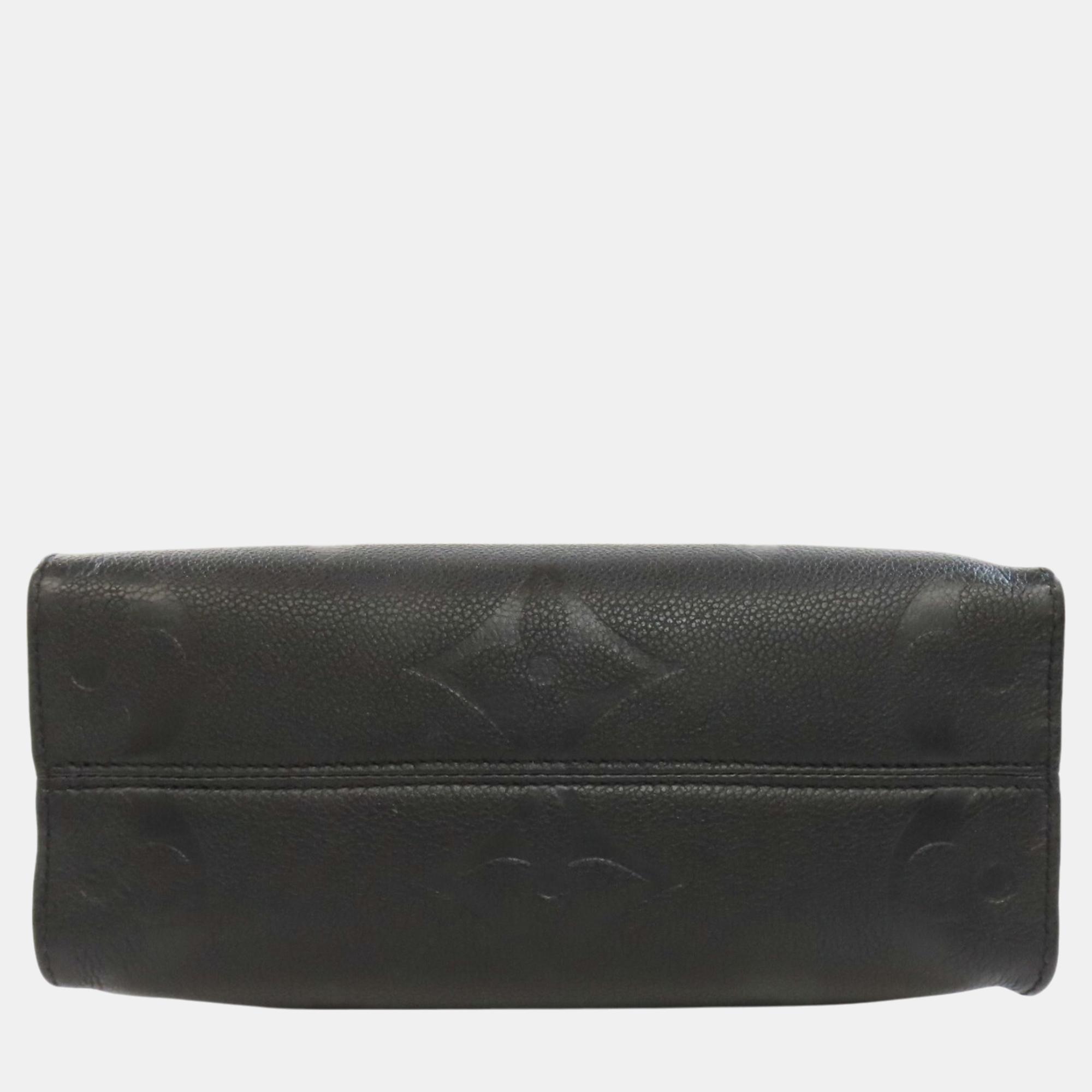 Louis Vuitton Black Empreinte Leather OnTheGo PM Tote Bag 