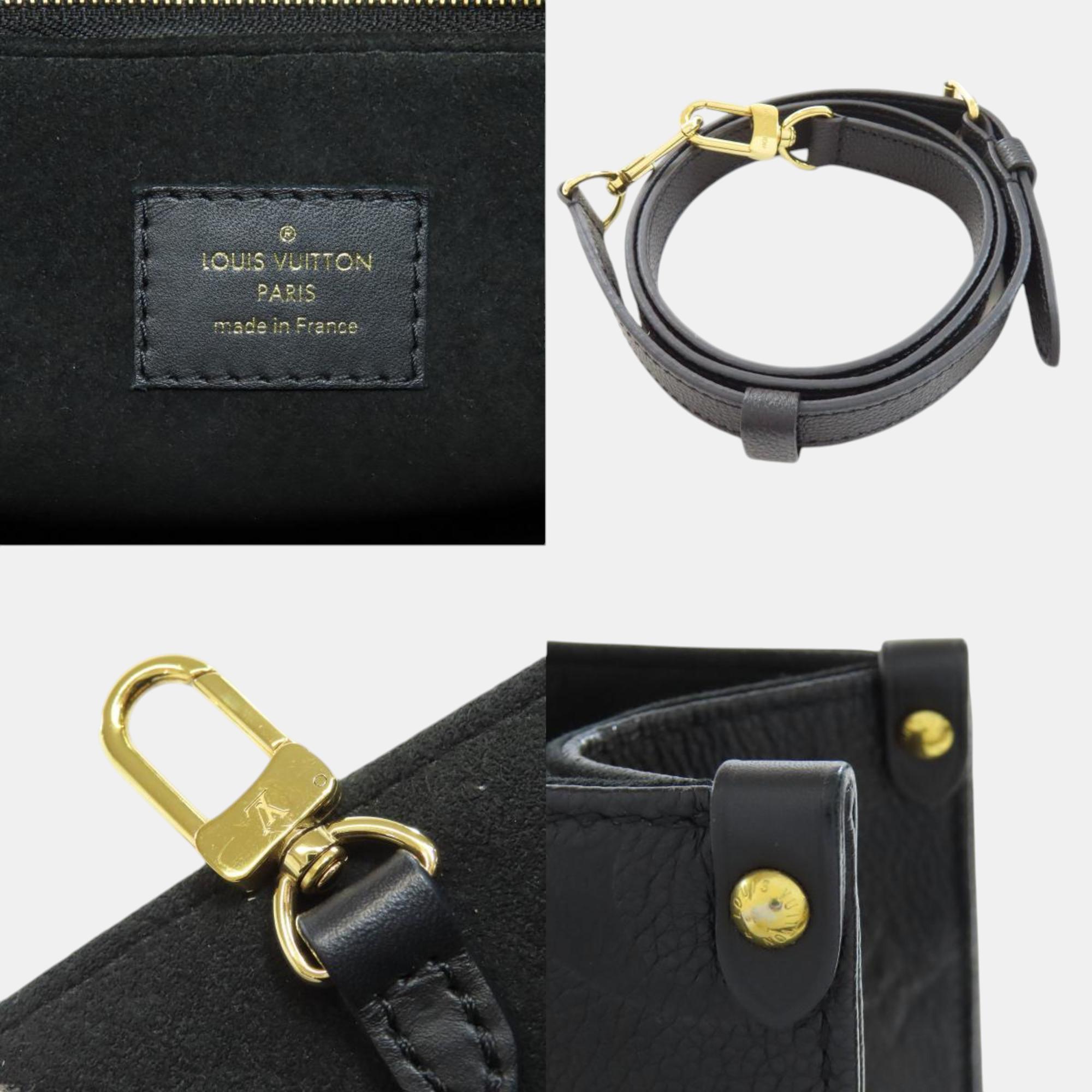Louis Vuitton Black Empreinte Leather OnTheGo PM Tote Bag 
