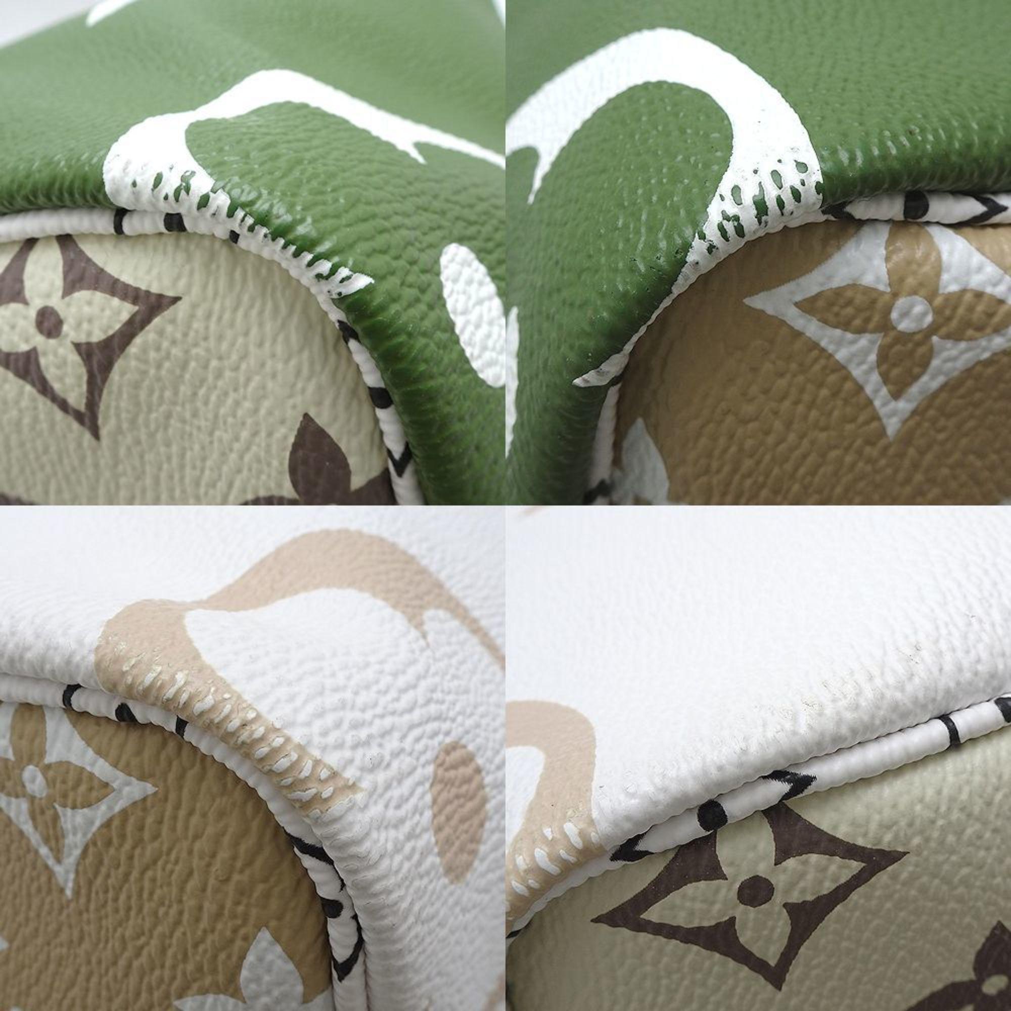 Louis Vuitton Green Monogram Giant Canvas Speedy Bandouliere 30 Top Handle Bag 