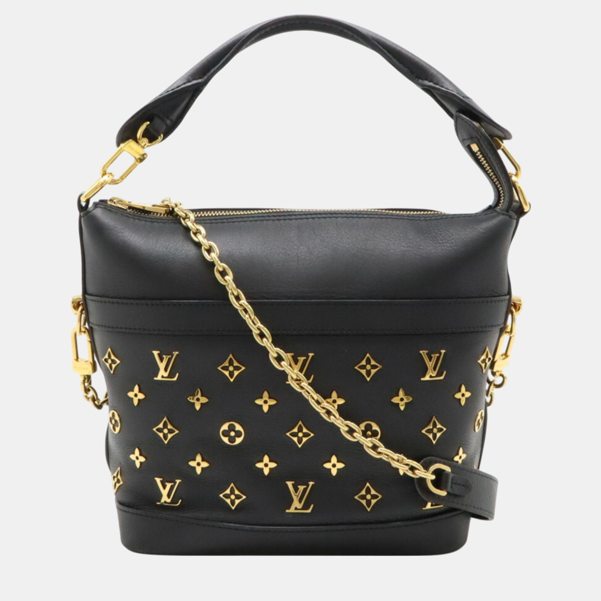 

Louis Vuitton Black Leather Cruiser PM Chain Shoulder Bag