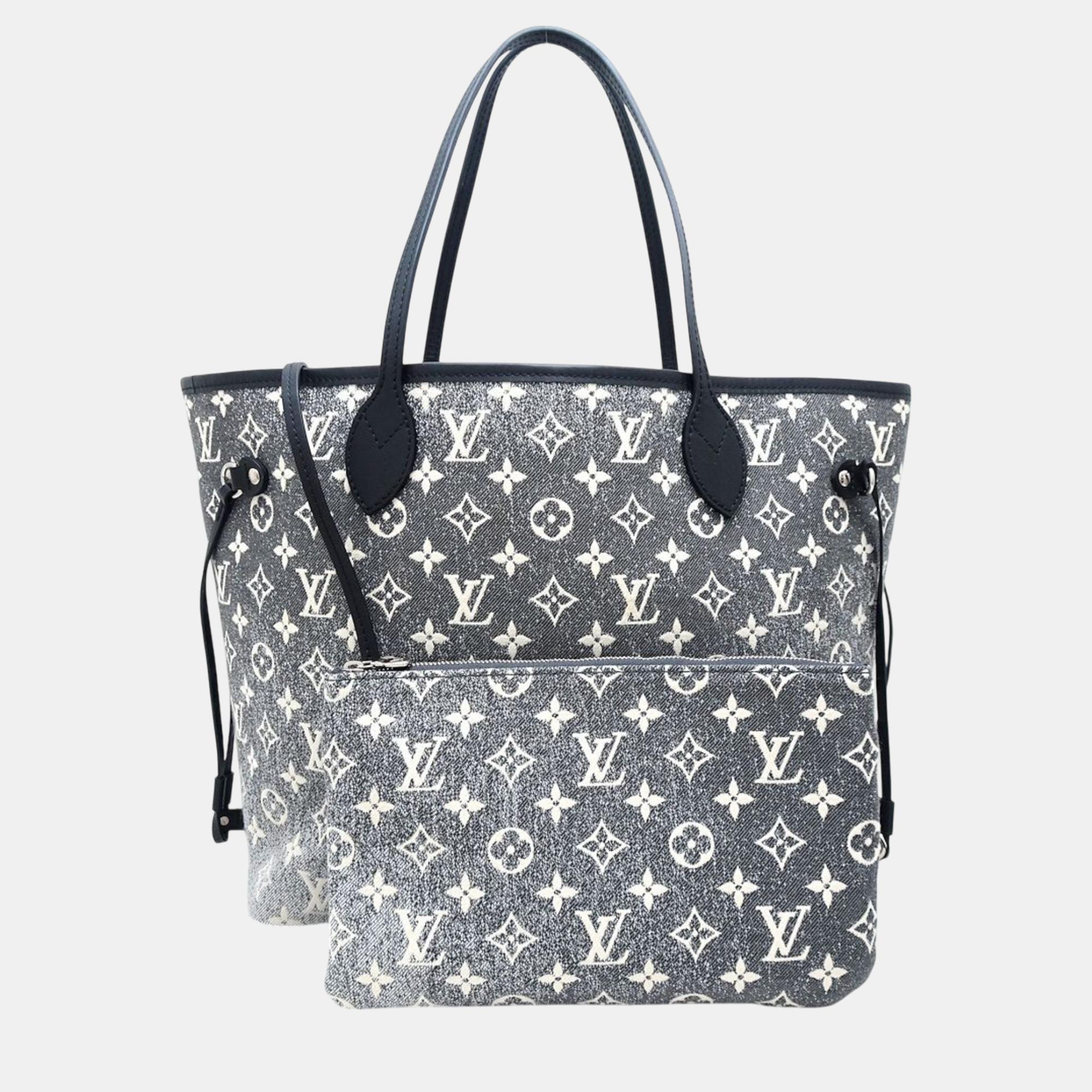 

Louis Vuitton Monogram Jacquard Neverfull MM Tote Bag, Black