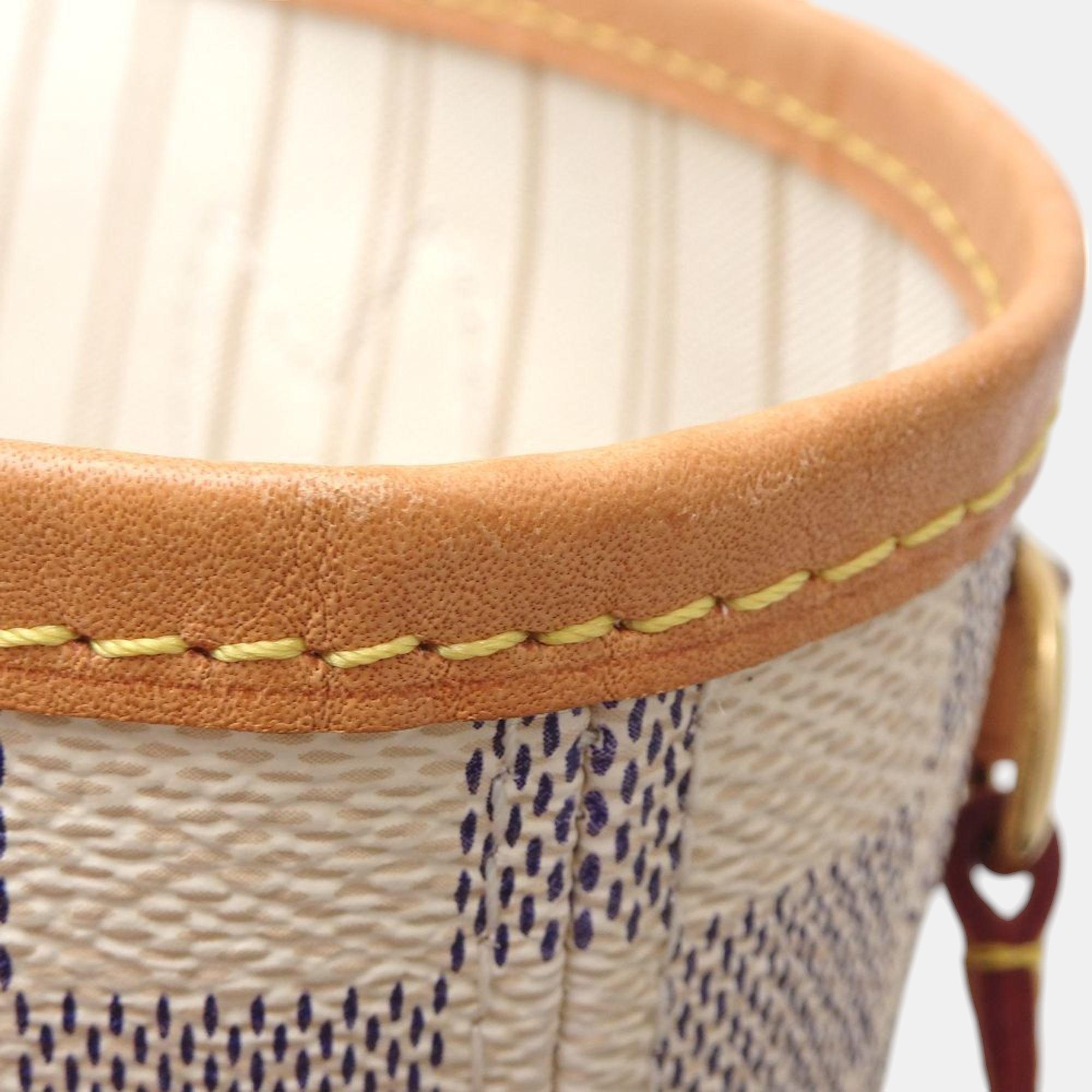 Louis Vuitton Damier Azur Neverfull PM Tote Bag 