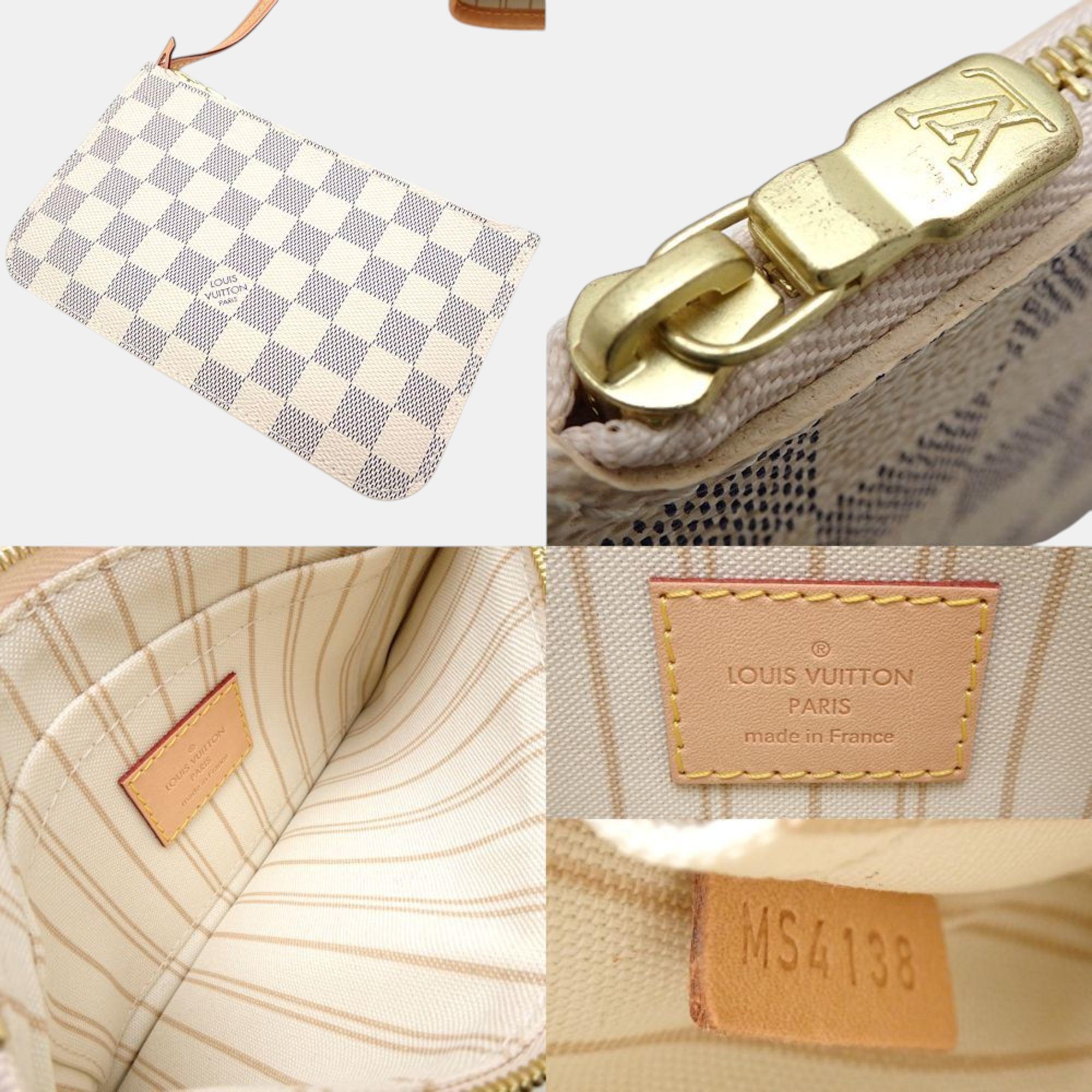 Louis Vuitton Damier Azur Neverfull PM Tote Bag 