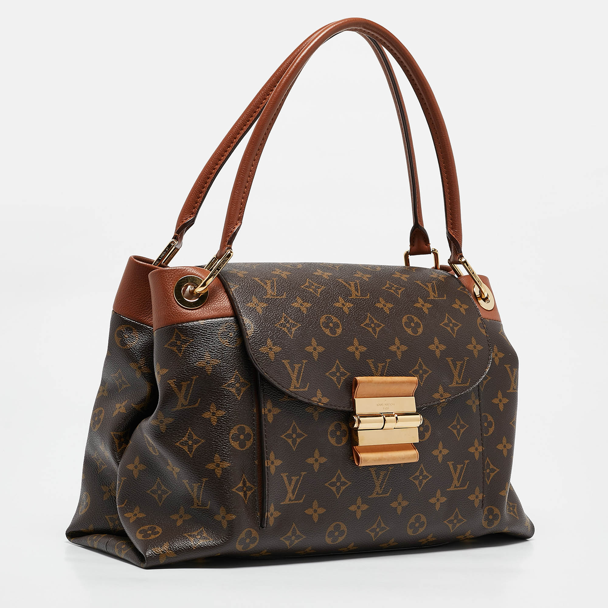 Louis Vuitton Brown Monogram Canvas Olympe Bag 