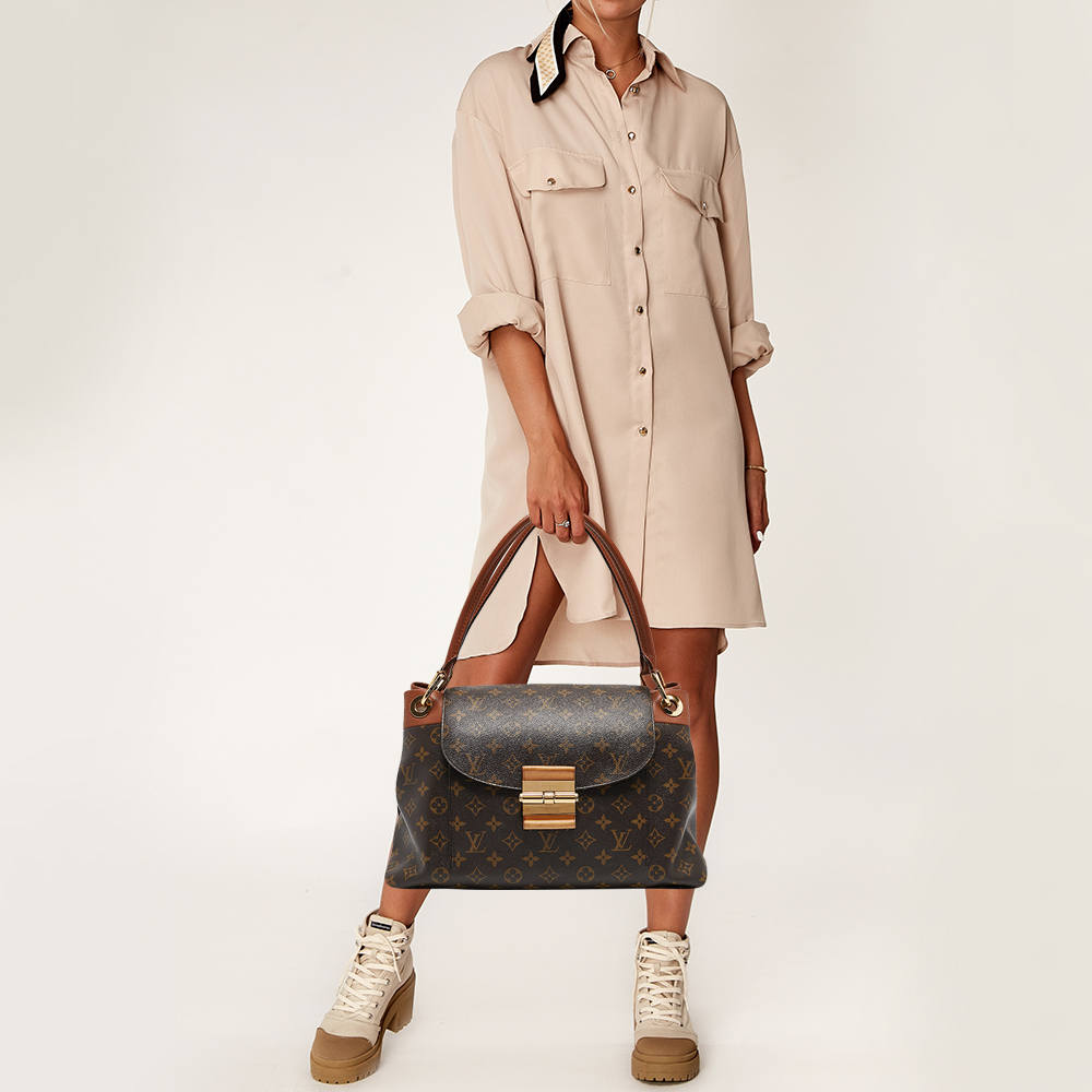 Louis Vuitton Brown Monogram Canvas Olympe Bag 