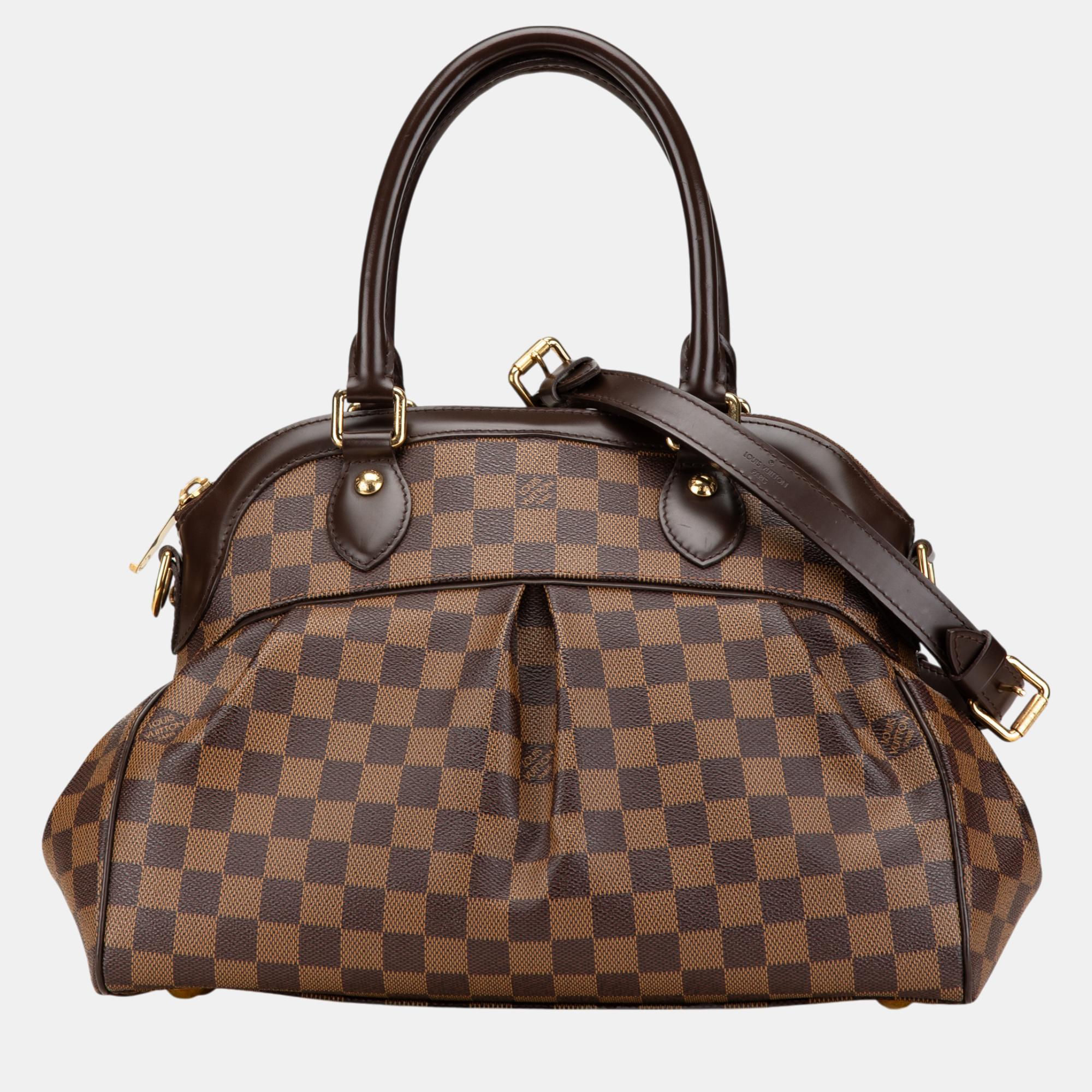 

Louis Vuitton Brown Damier Ebene Trevi PM