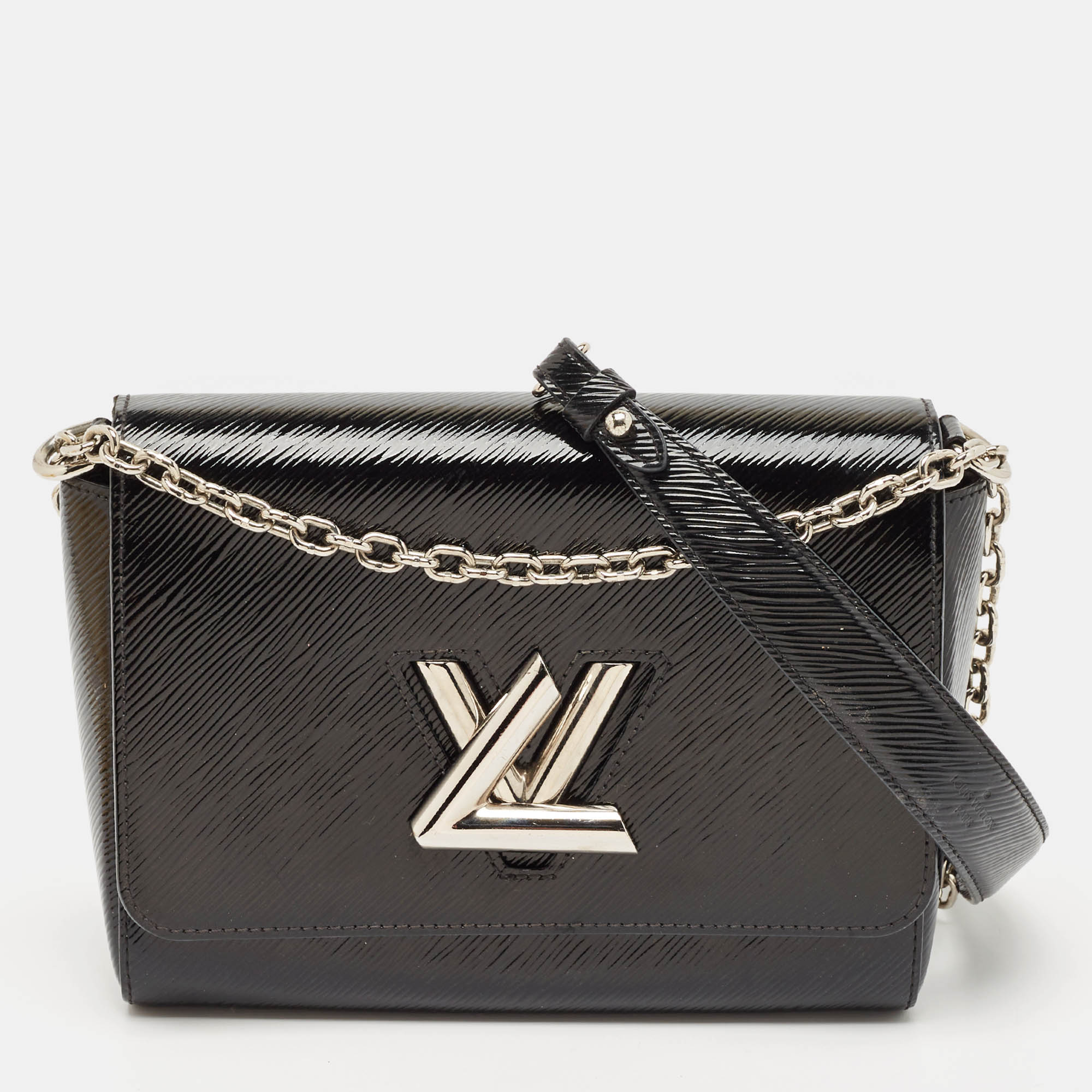 

Louis Vuitton Black Electric Epi Leather Twist MM Bag