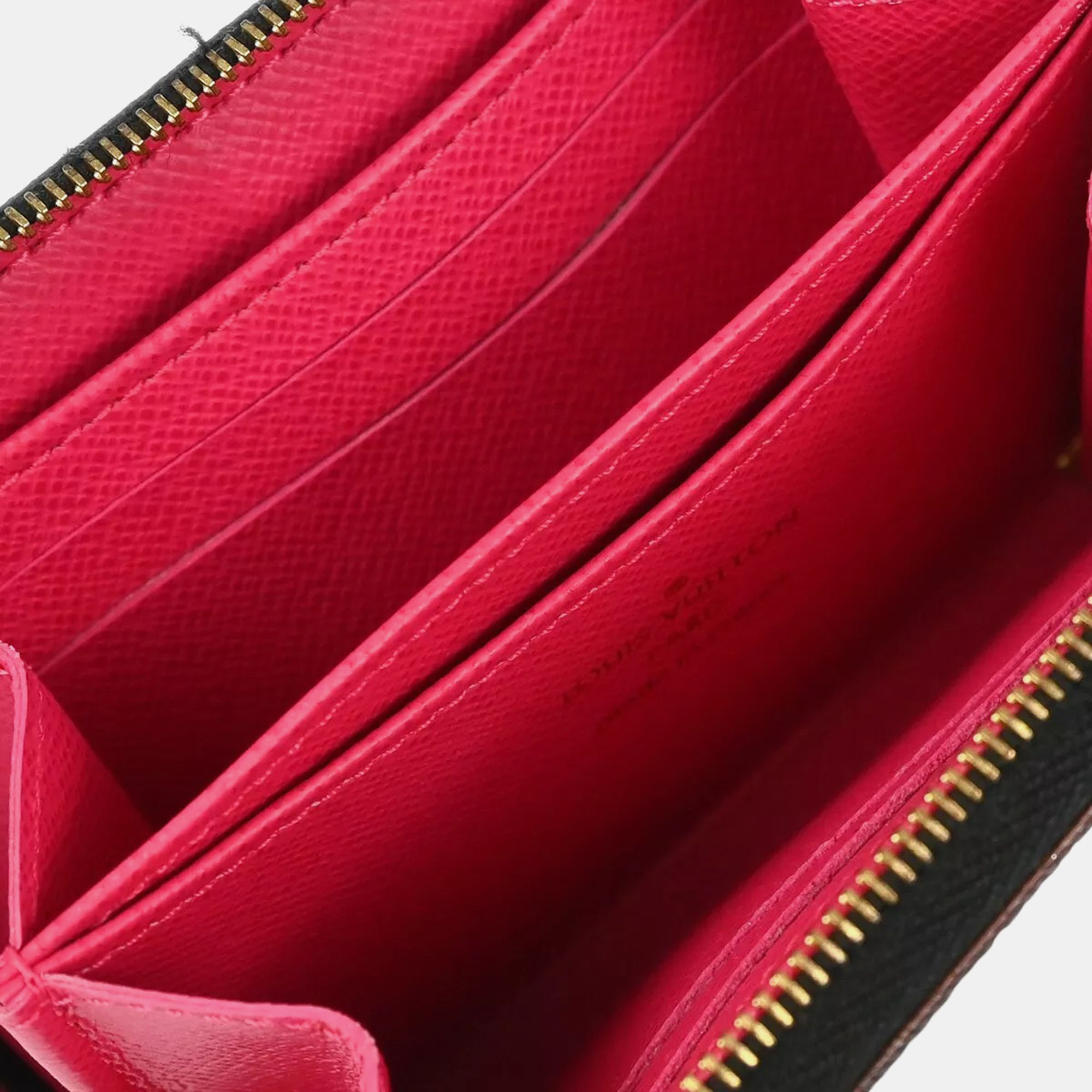 Louis Vuitton Black Multicolor Zippy Coin Purse Wallet 