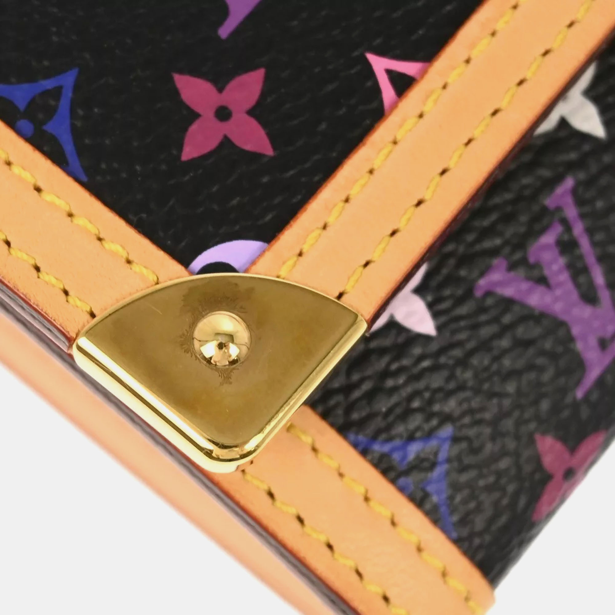 Louis Vuitton Black Monogram Multicolore Canvas Coin Purse 