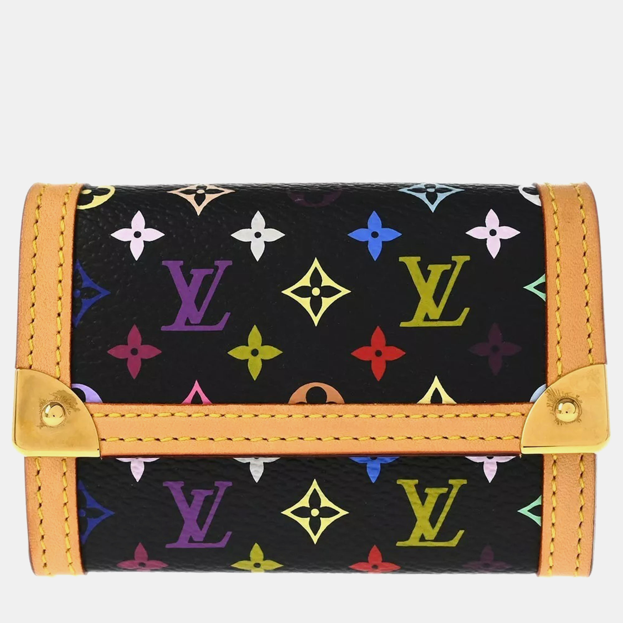 

Louis Vuitton Black Monogram Multicolore Canvas Coin Purse, Multicolor