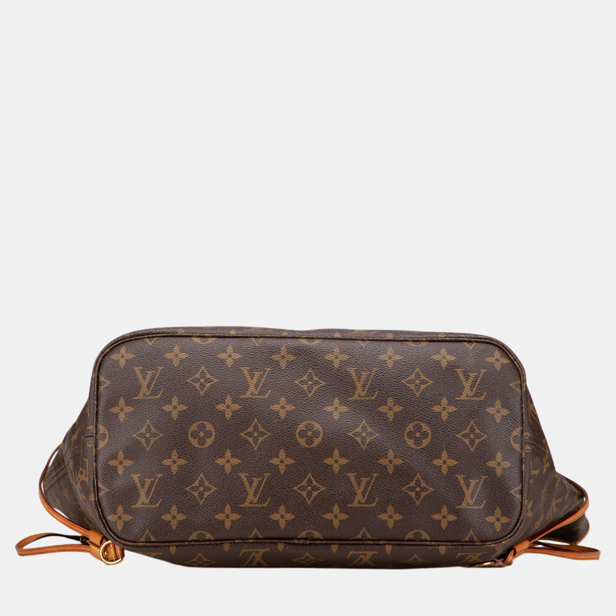 Louis Vuitton Brown Monogram Canvas Neverfull MM 