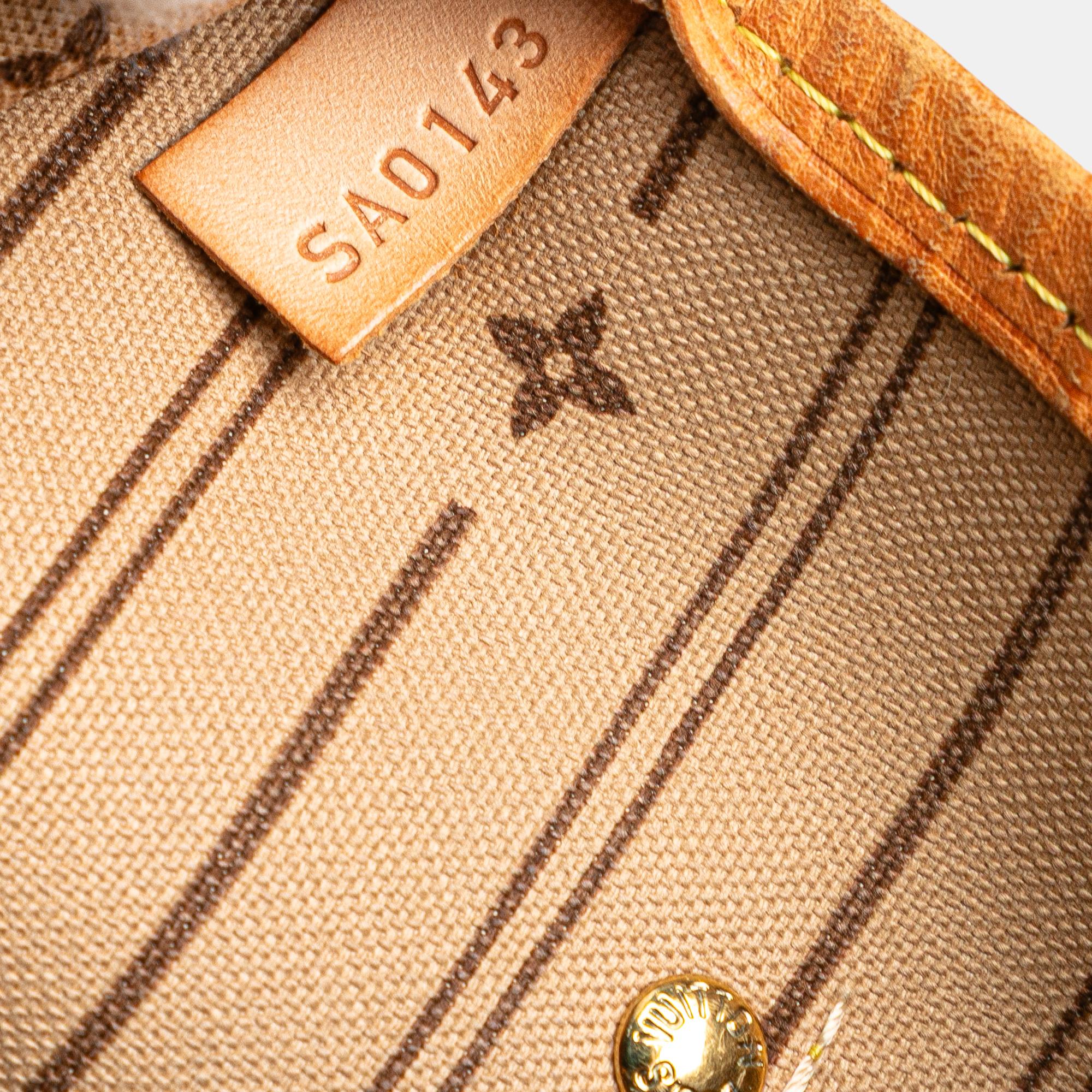 Louis Vuitton Brown Monogram Canvas Neverfull MM 