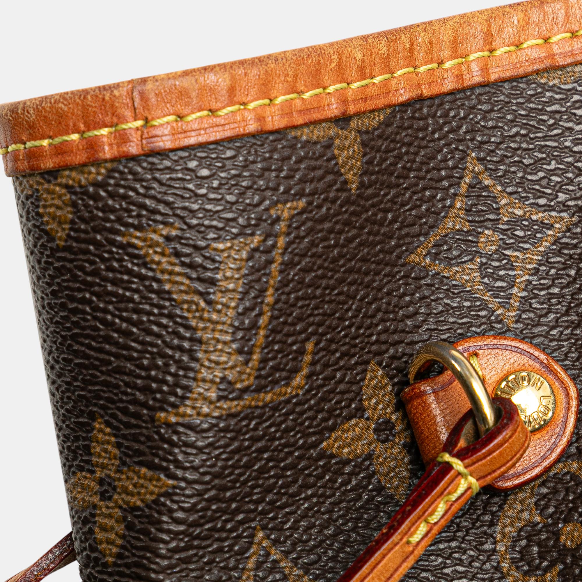 Louis Vuitton Brown Monogram Canvas Neverfull MM 