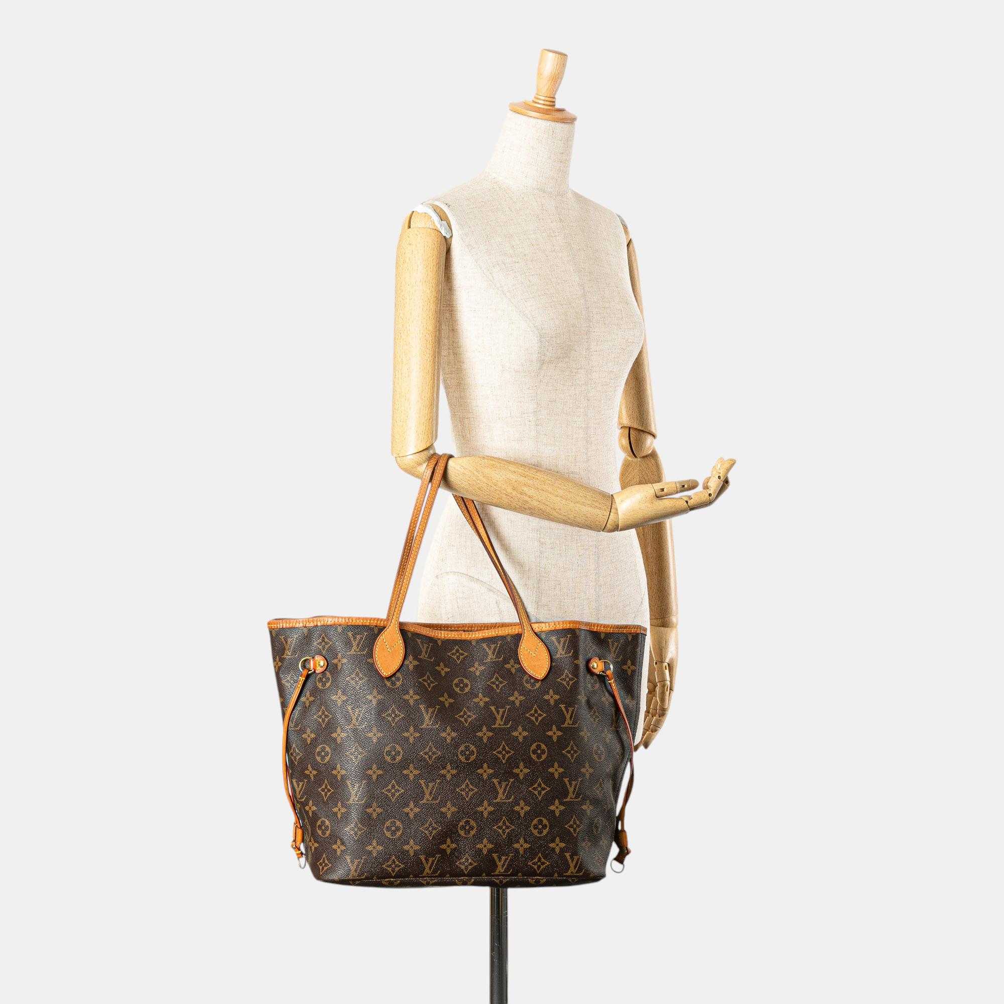 Louis Vuitton Brown Monogram Canvas Neverfull MM 