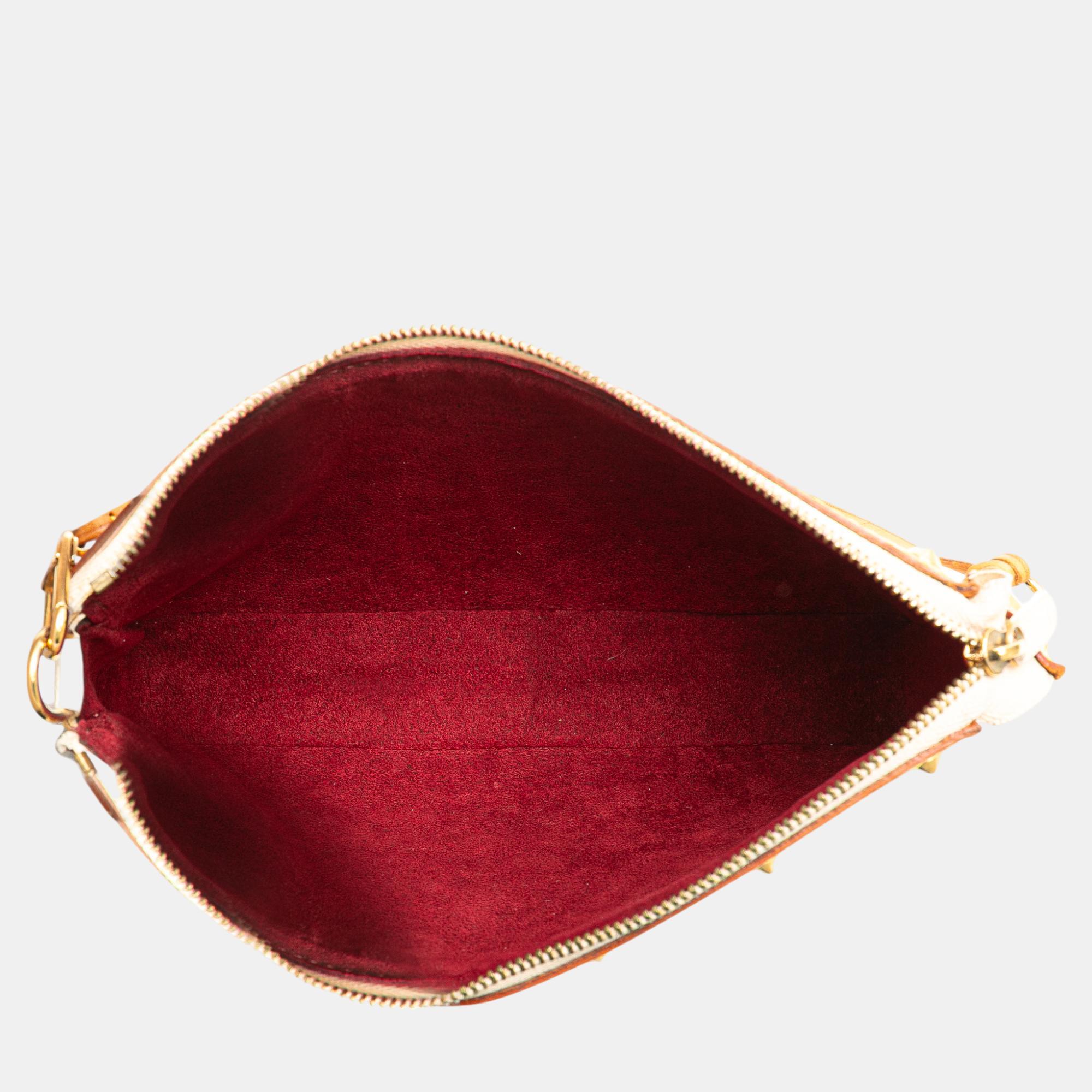 Louis Vuitton White Monogram Multicolore Pochette Accessoires 