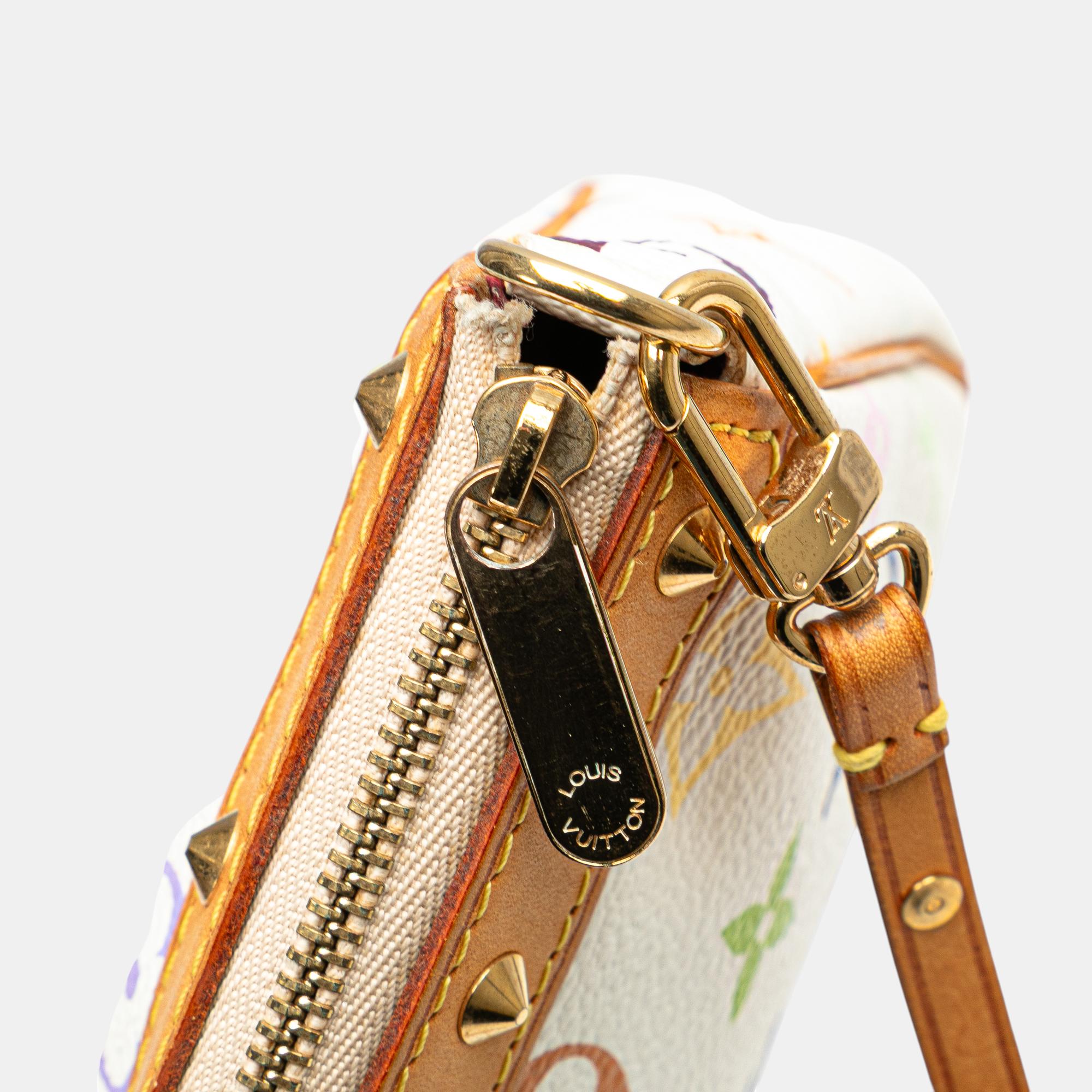 Louis Vuitton White Monogram Multicolore Pochette Accessoires 