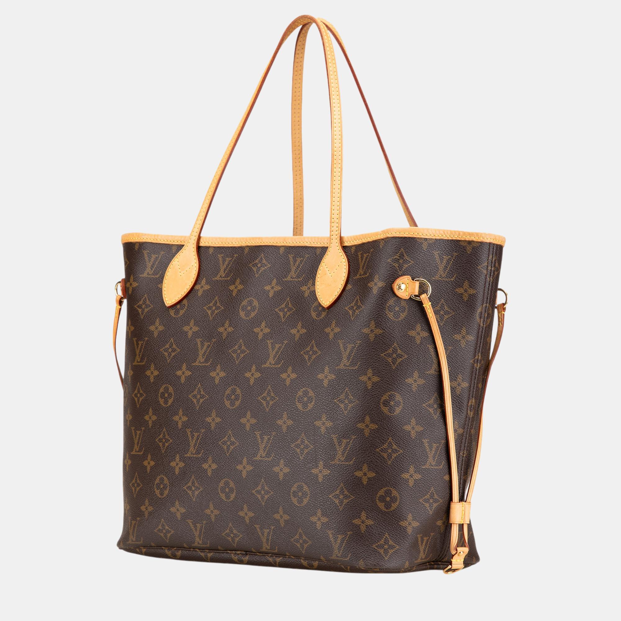Louis Vuitton Brown Monogram Neverfull MM 