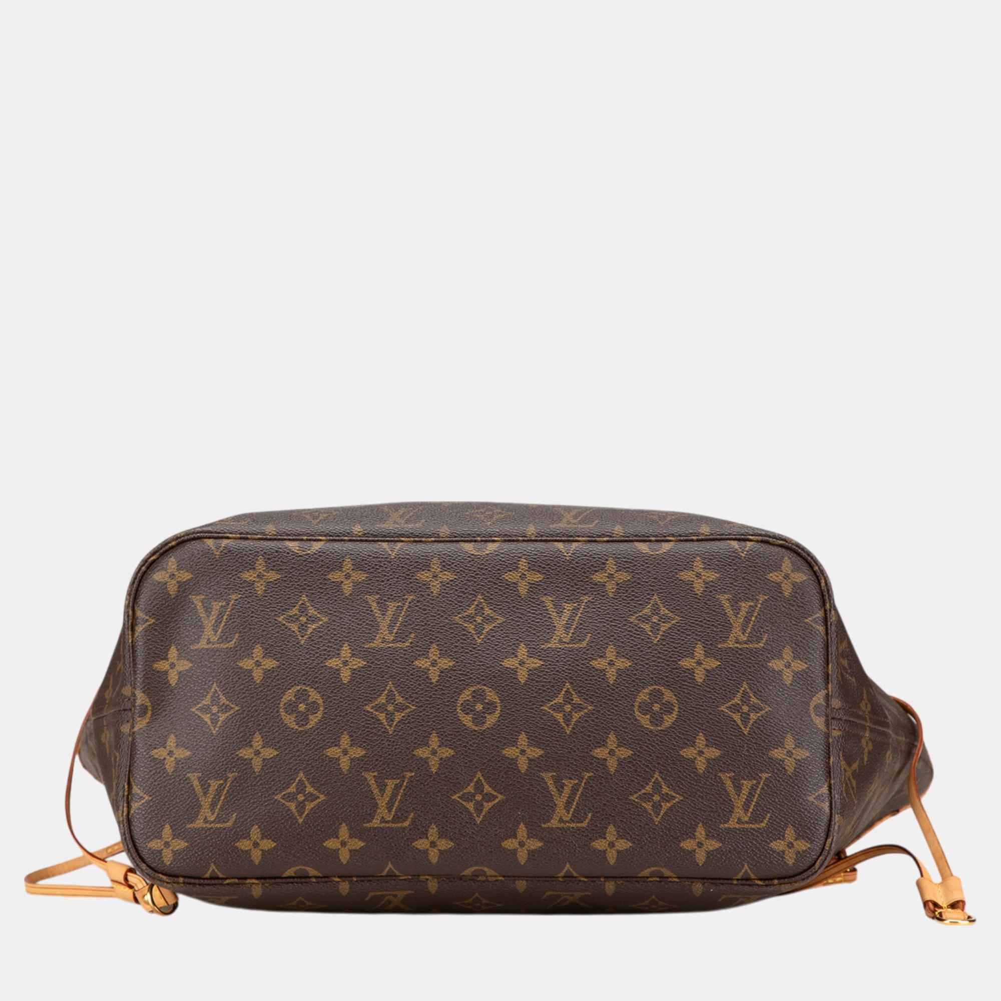 Louis Vuitton Brown Monogram Neverfull MM 