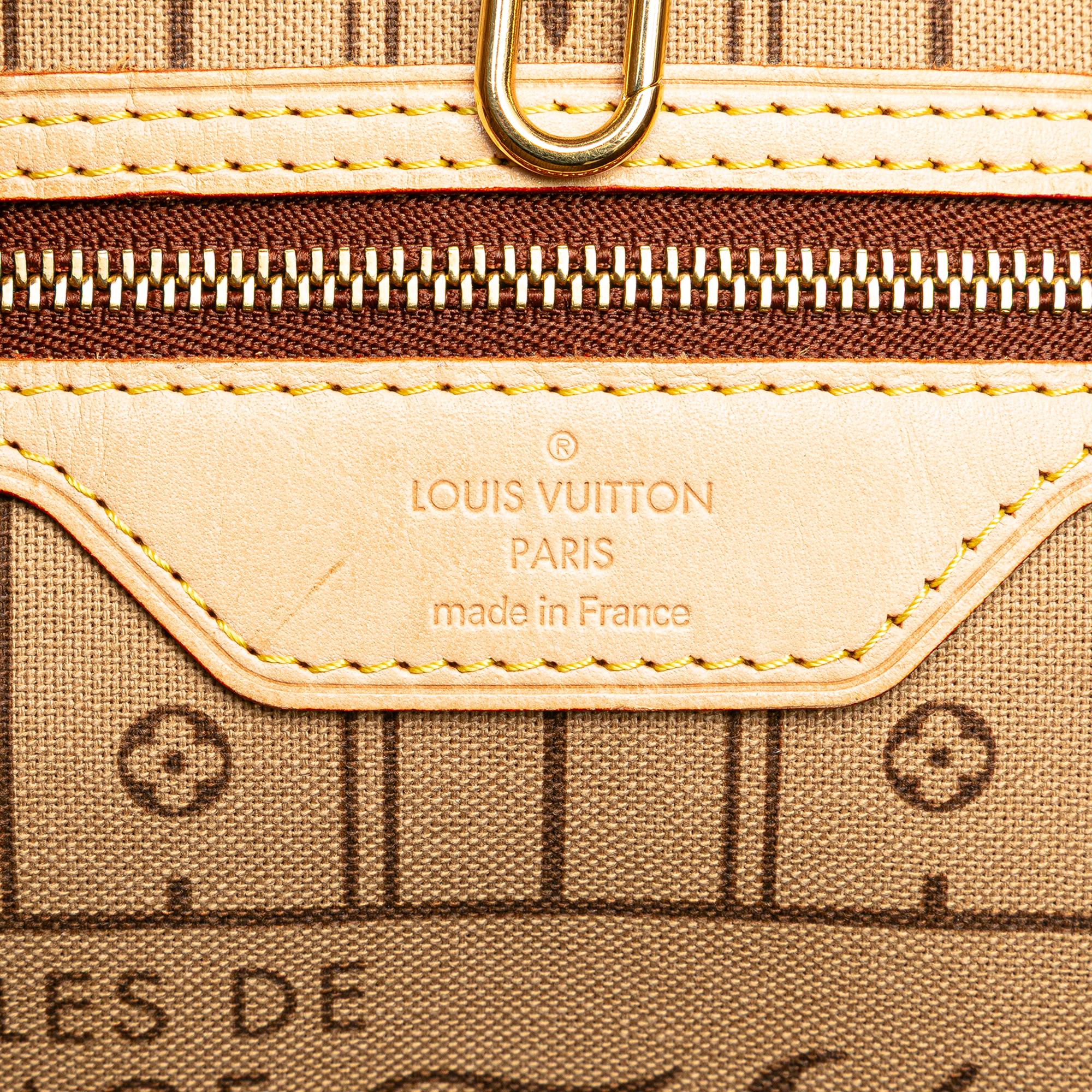 Louis Vuitton Brown Monogram Neverfull MM 