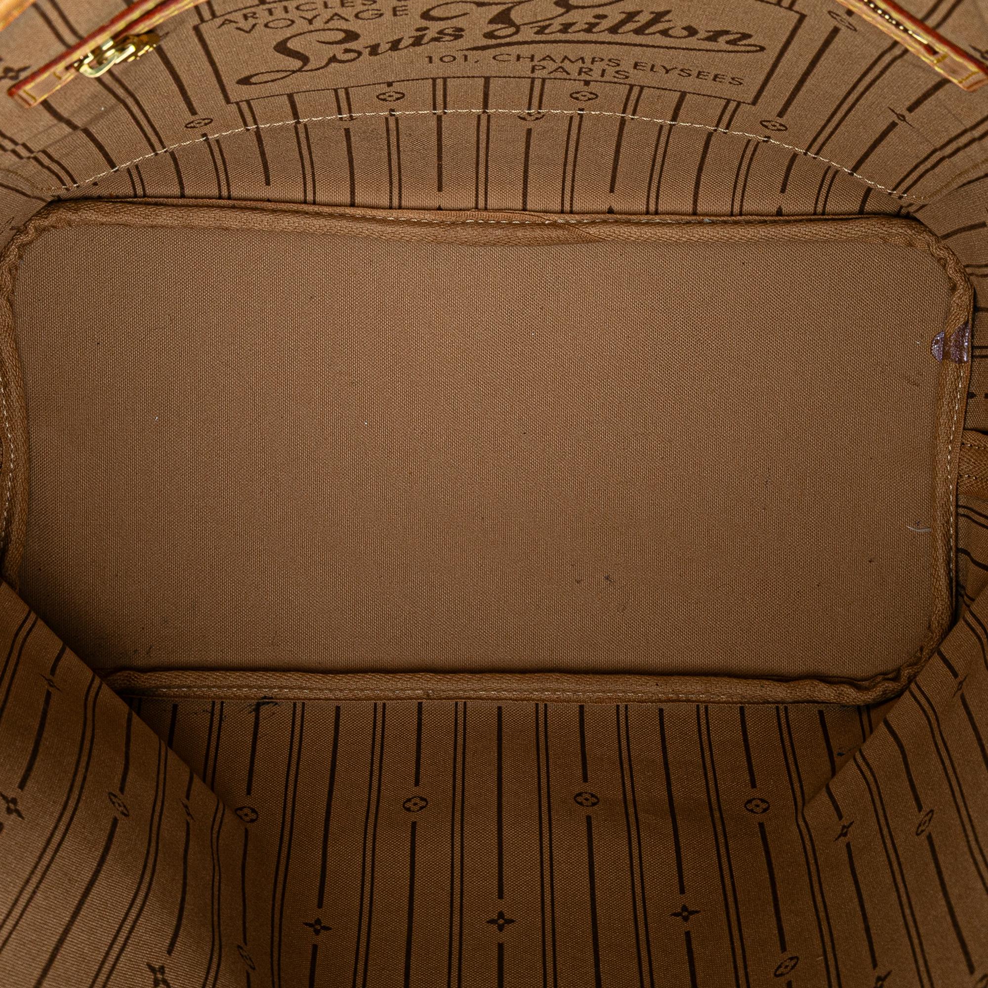 Louis Vuitton Brown Monogram Neverfull MM 