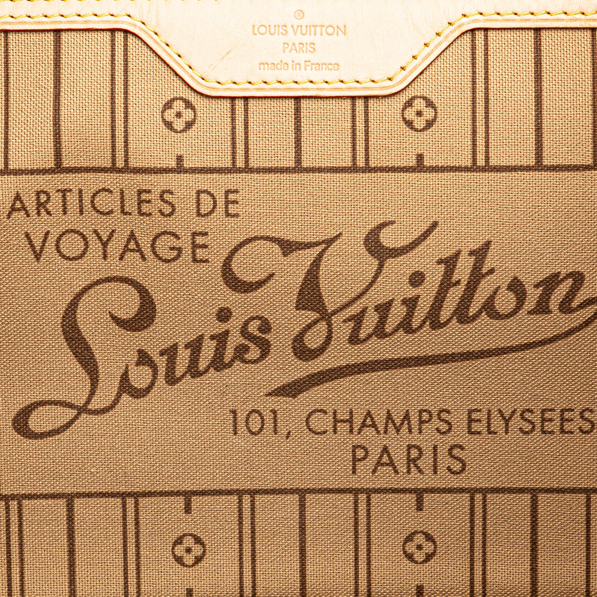 Louis Vuitton Brown Monogram Neverfull MM 