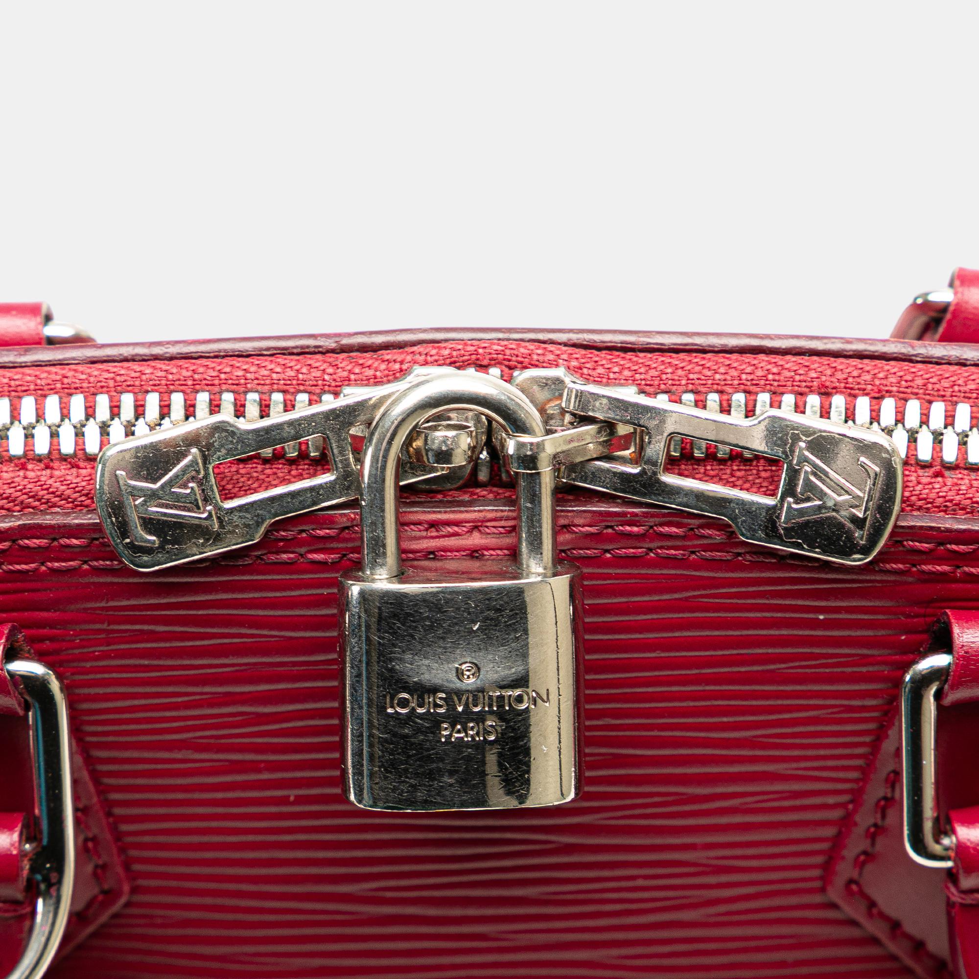 Louis Vuitton Pink Epi Leather Alma Bag BB 
