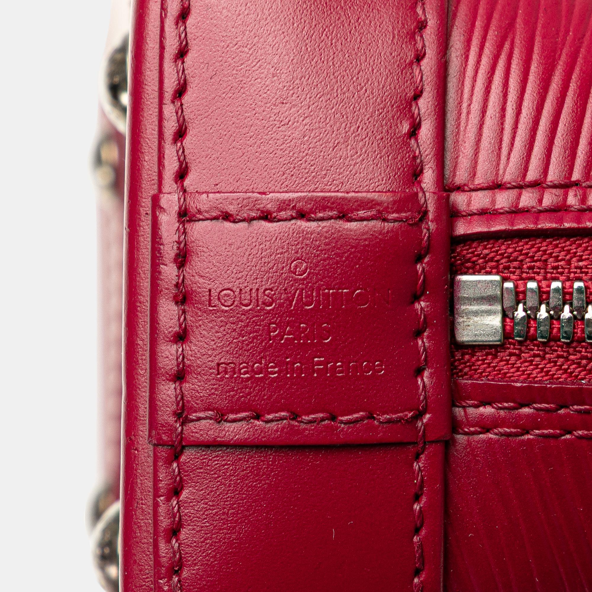 Louis Vuitton Pink Epi Leather Alma Bag BB 