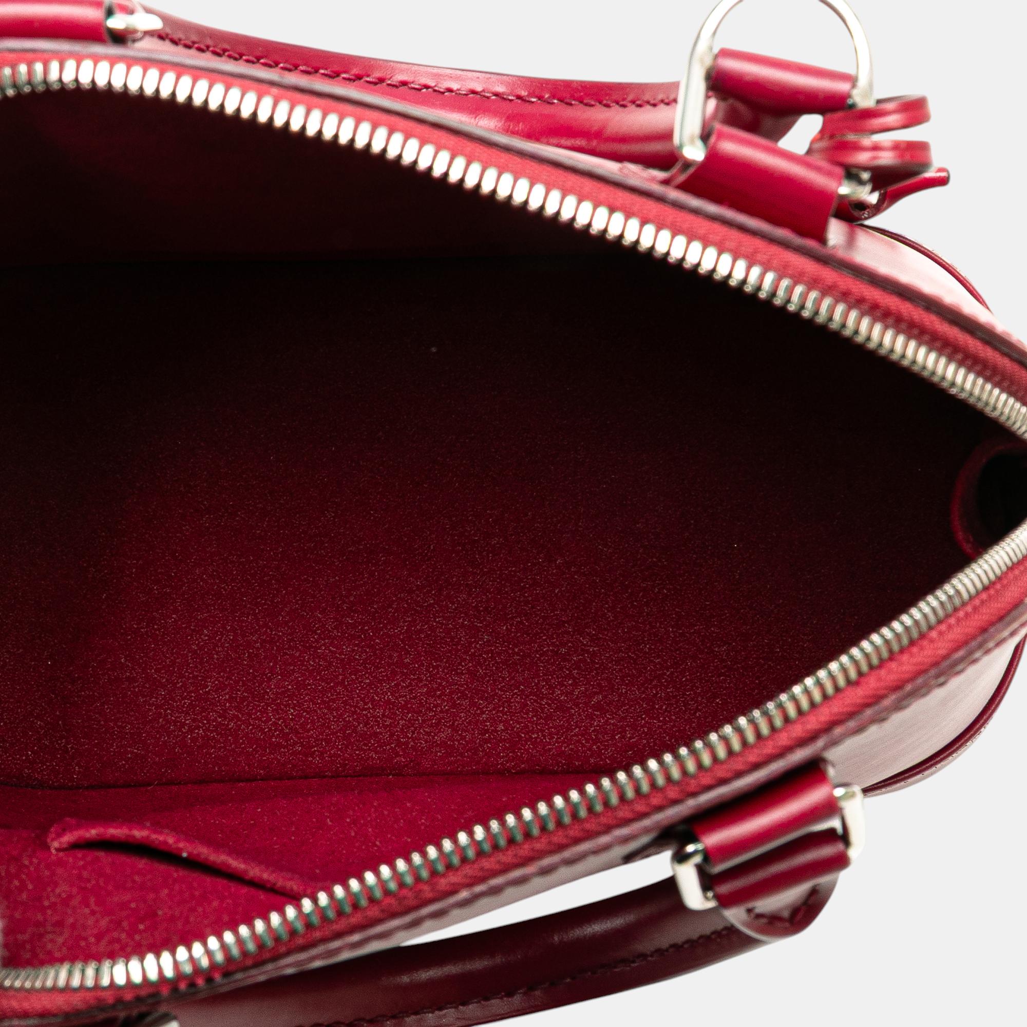 Louis Vuitton Pink Epi Leather Alma Bag BB 