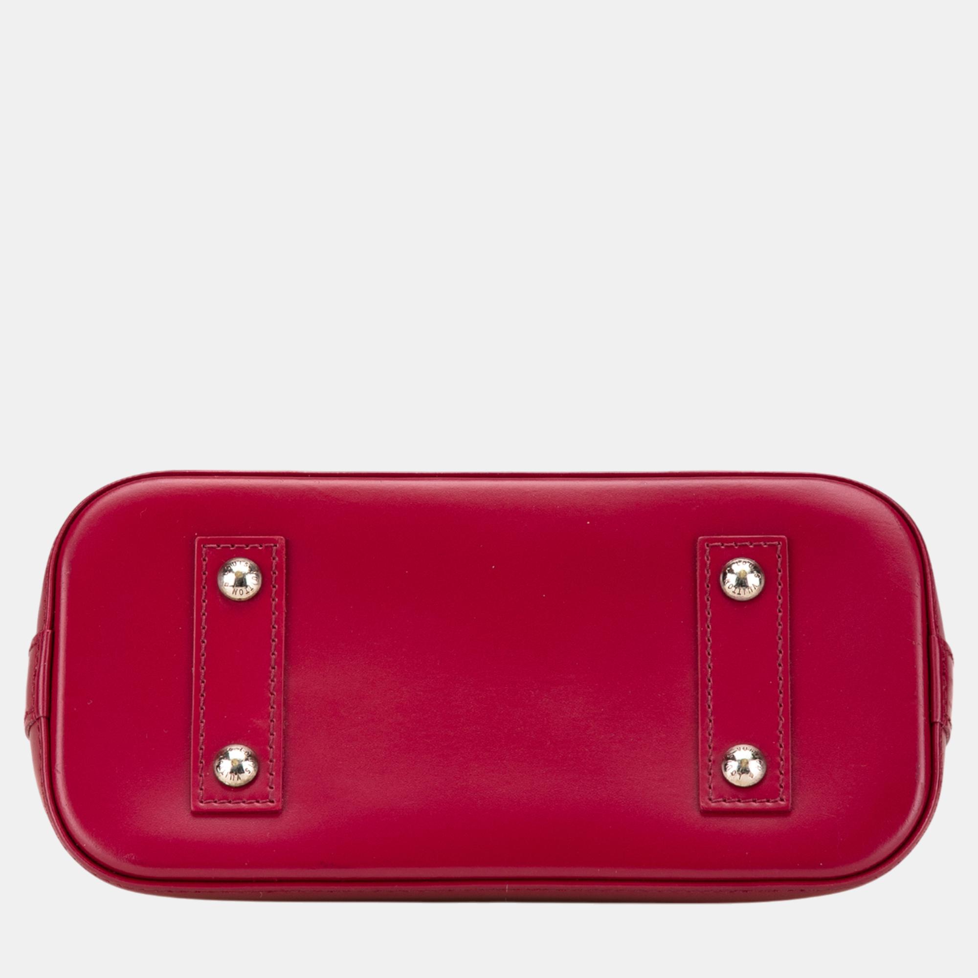 Louis Vuitton Pink Epi Leather Alma Bag BB 