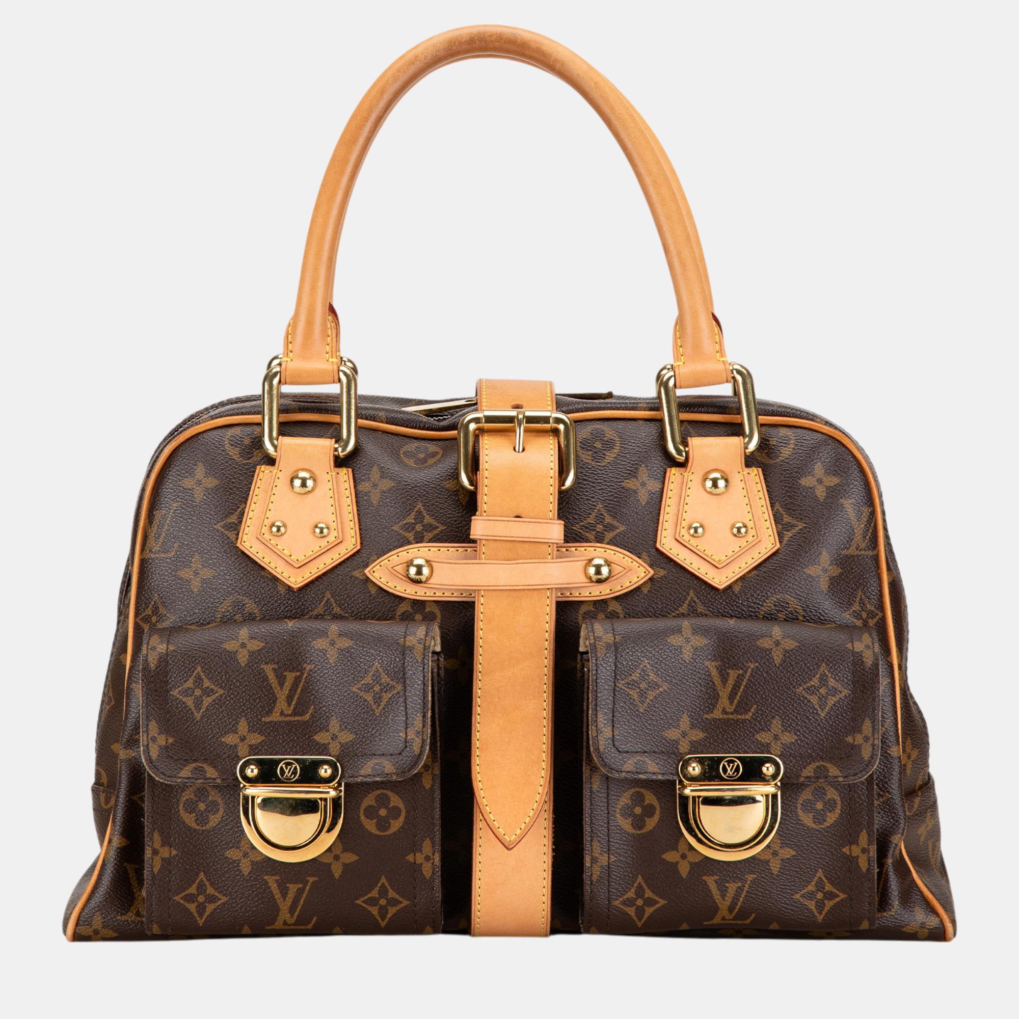 

Louis Vuitton Brown Monogram Manhattan GM