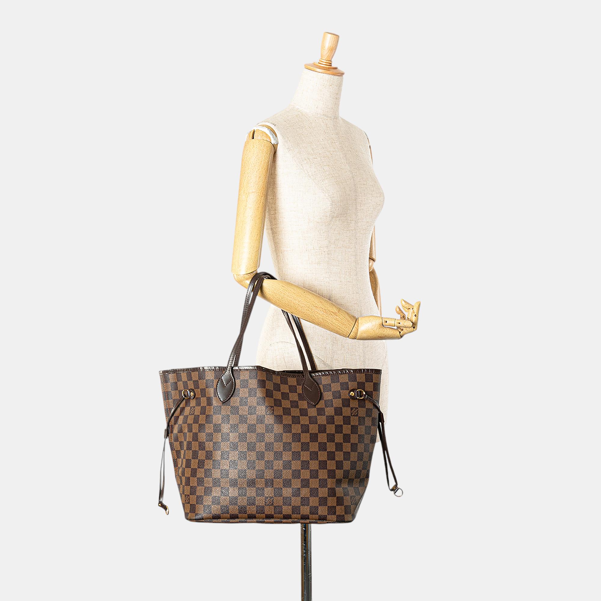 Louis Vuitton Brown Damier Ebene Canvas Neverfull MM 