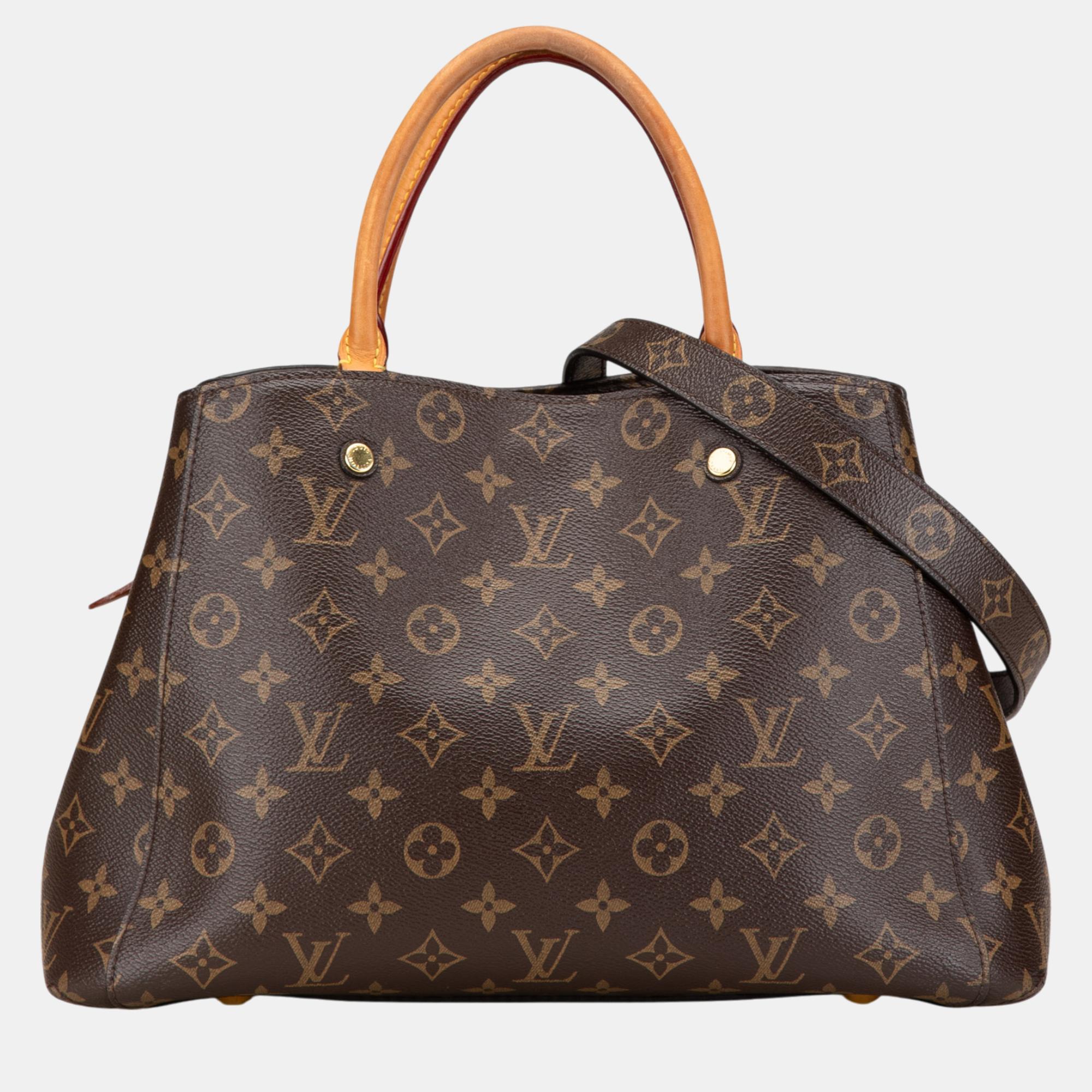 

Louis Vuitton Brown Monogram Canvas Montaigne MM